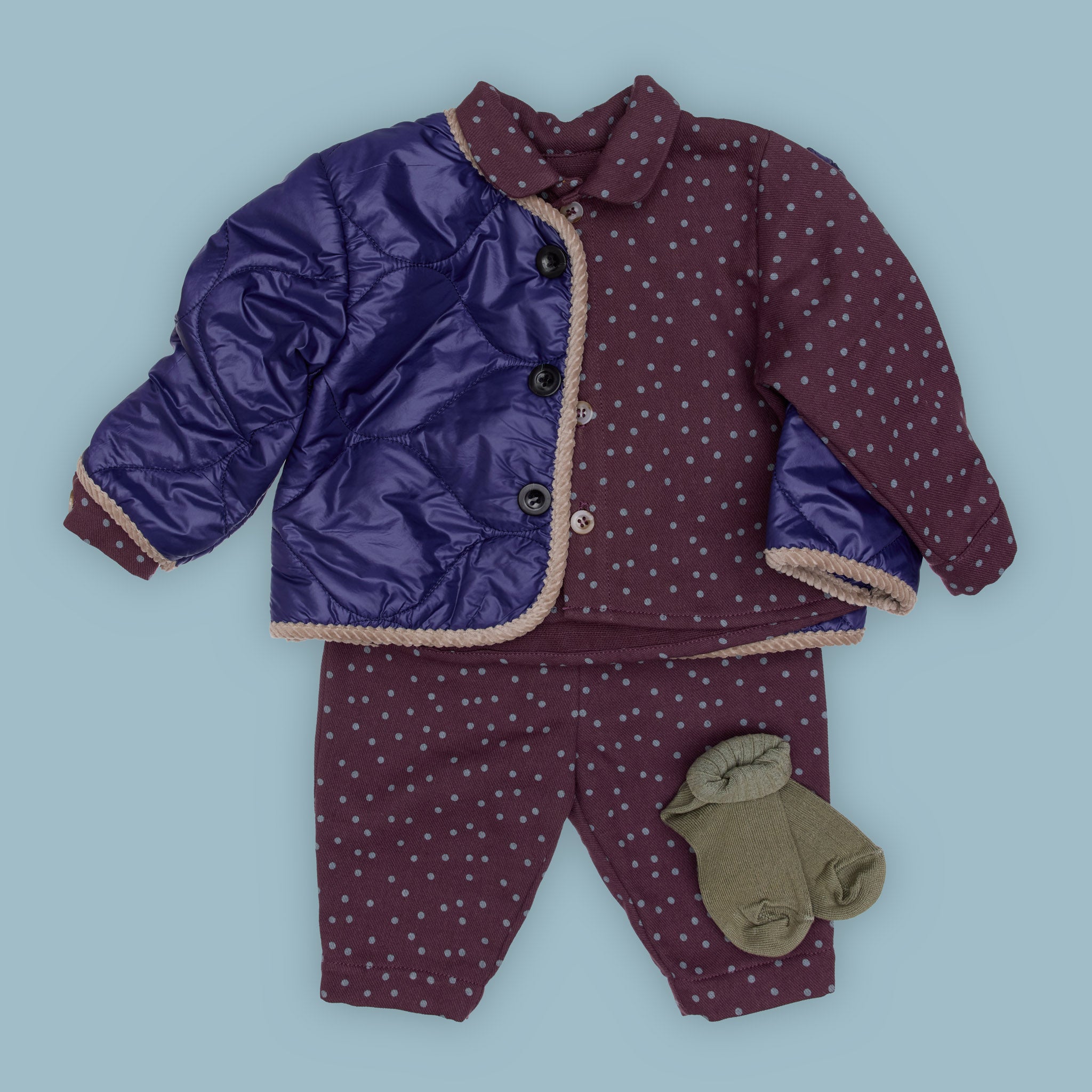 Felix Baby Jacket Puffer, Luminous Blue