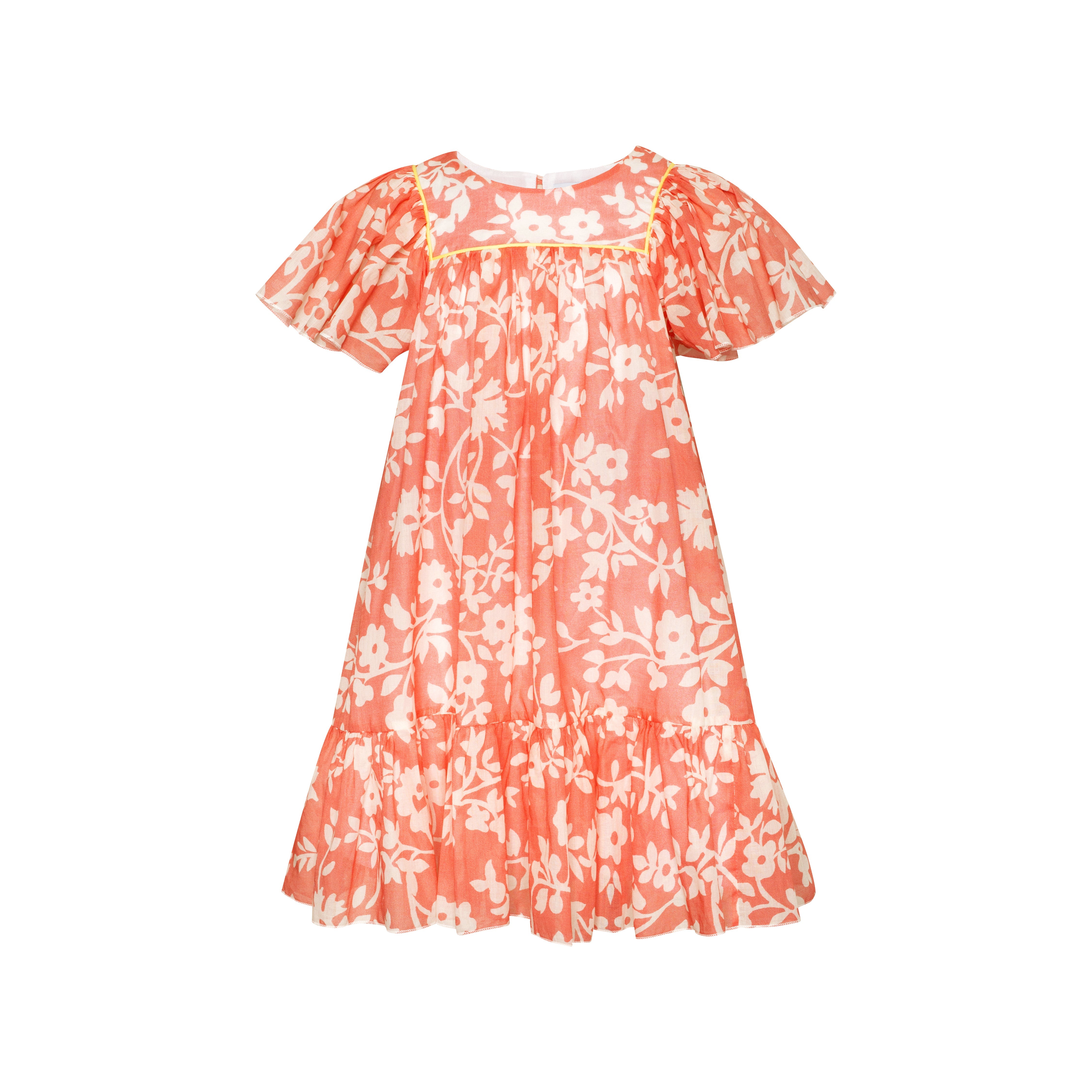 Cotton Chiffon Dress Mimi, Pink