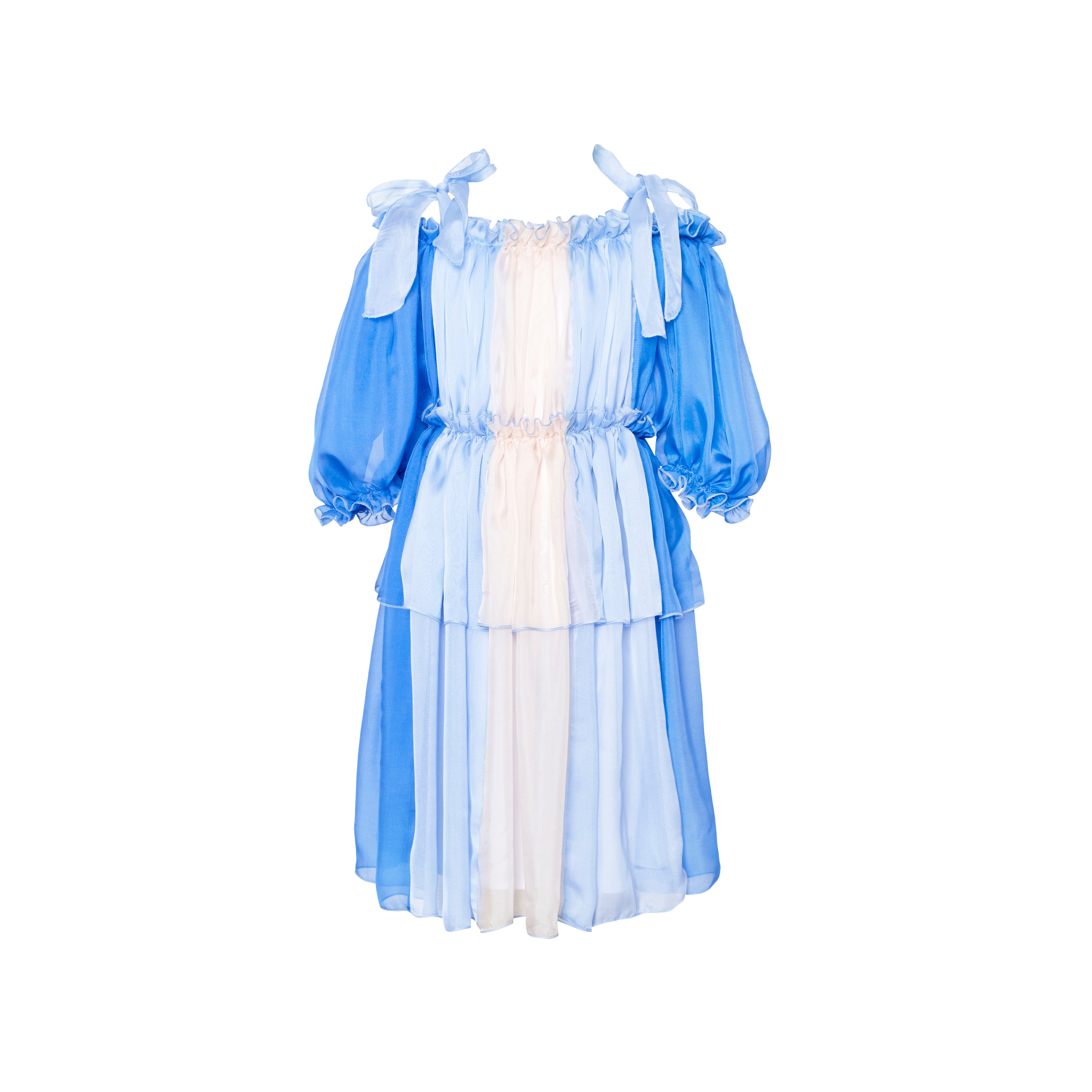 Silk Maxi Dress Dream, Blue