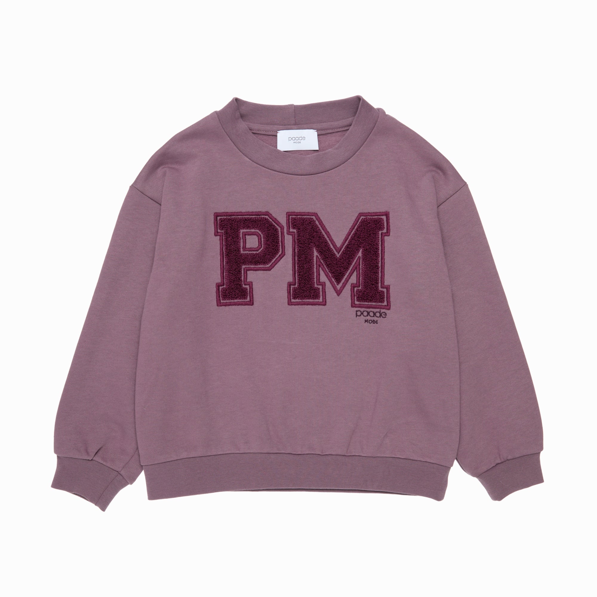 Organic Cotton Sweatshirt Luca, Aubergine