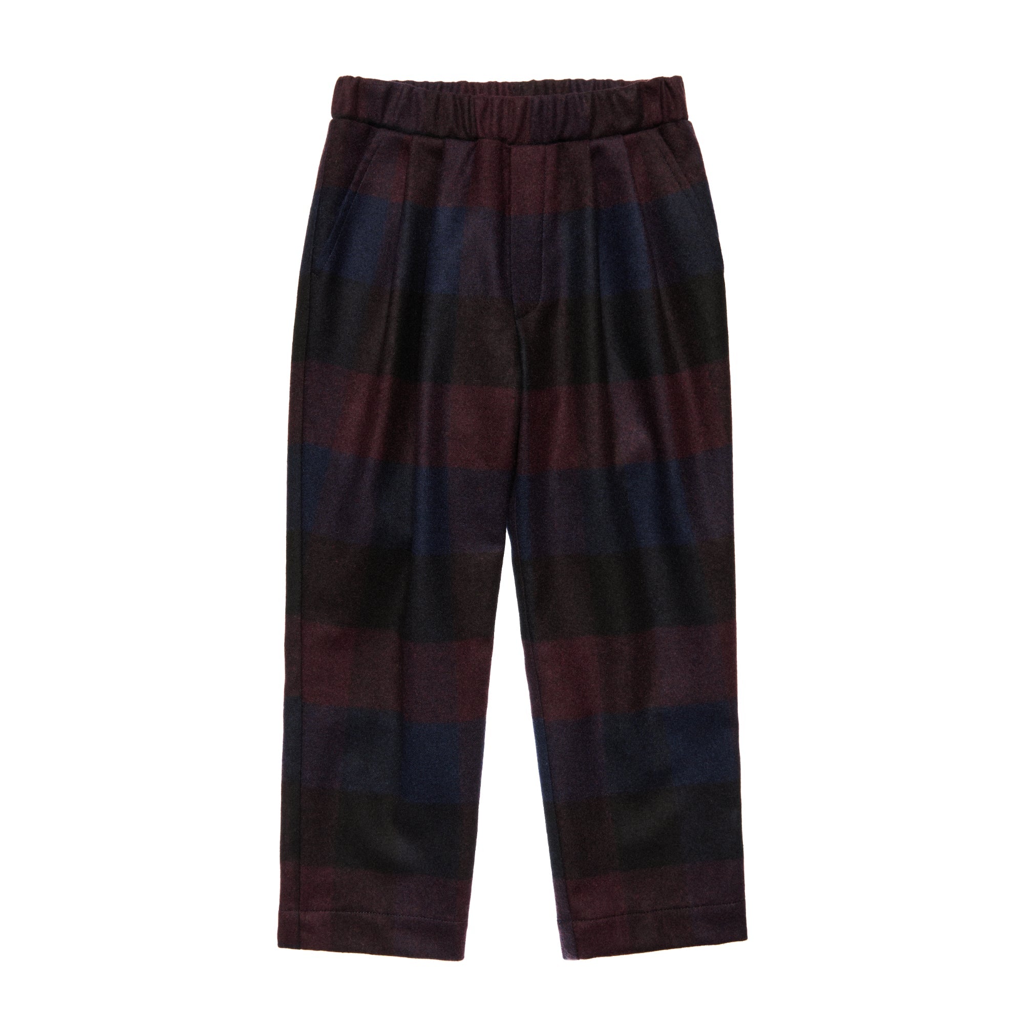 Wool Trousers Gia, Aubergine