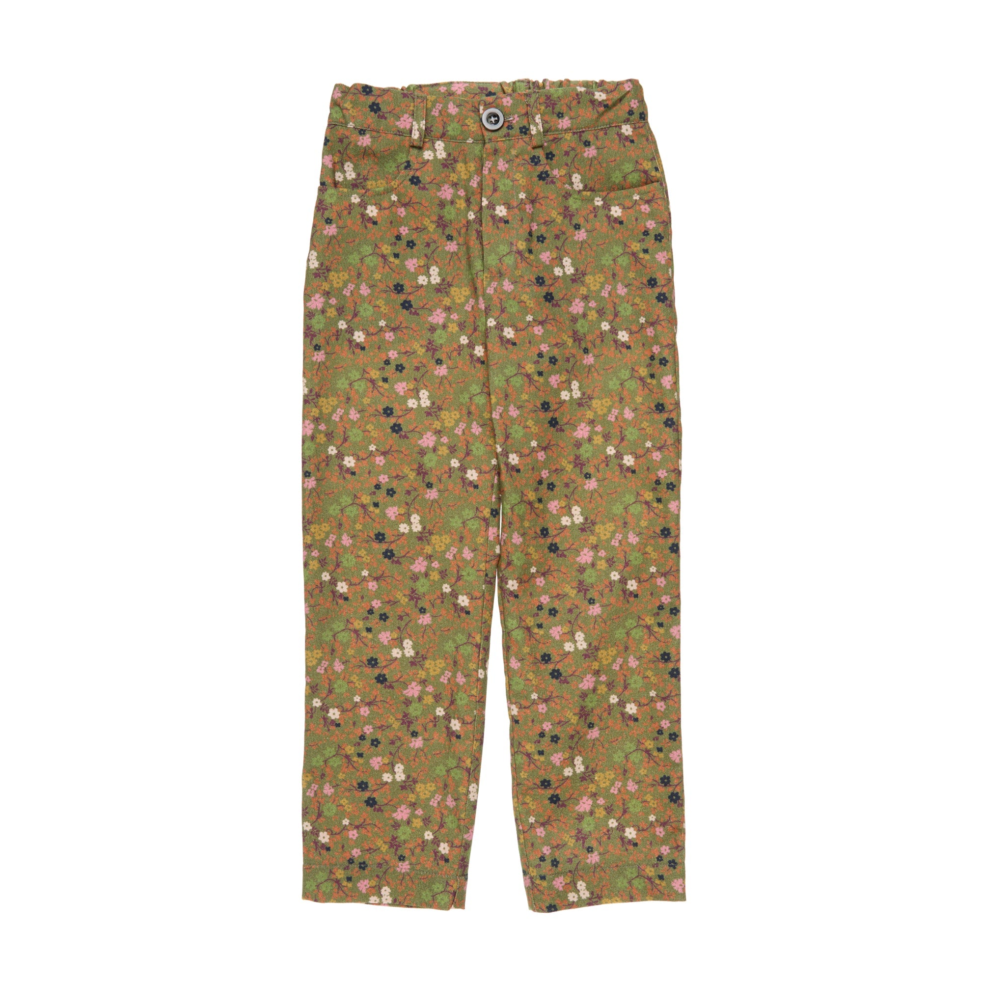 Corduroy Trousers Fiorella, Green