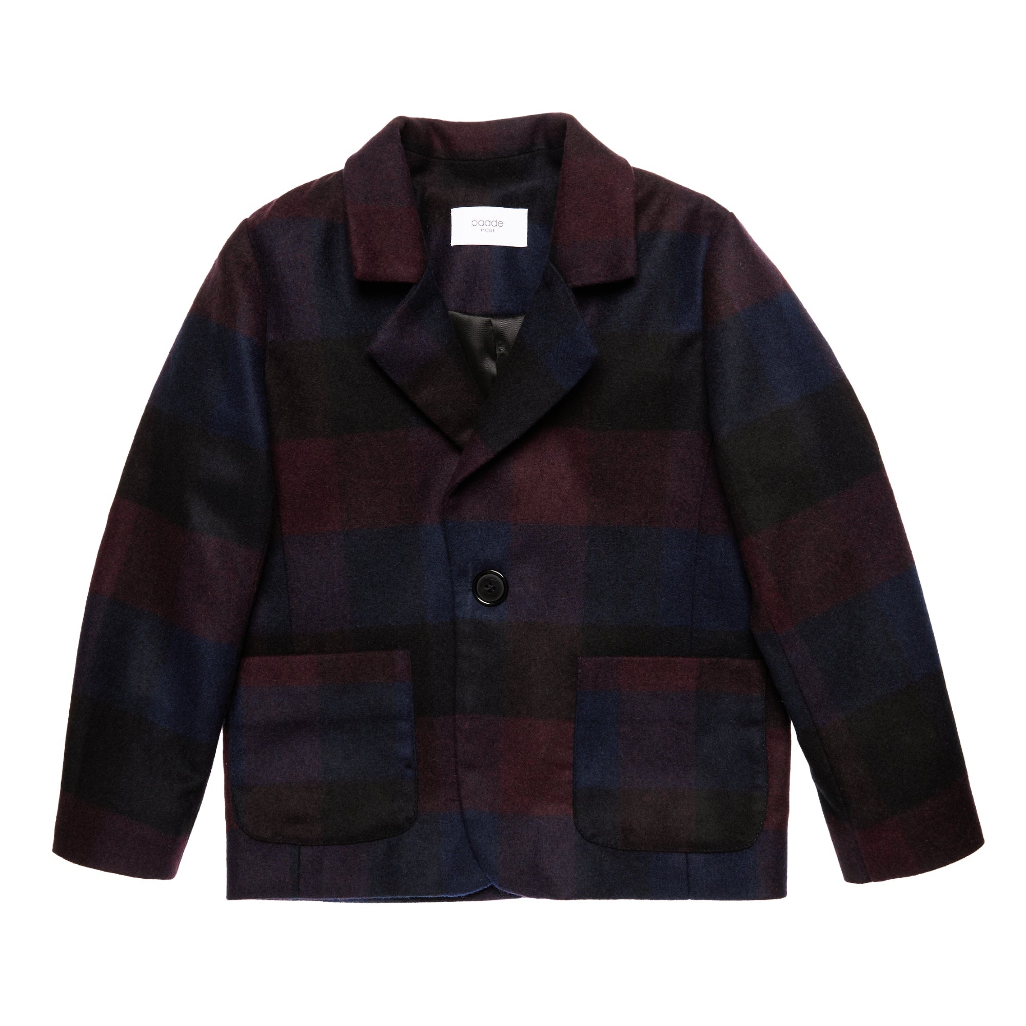 Wool Blazer Gia, Aubergine