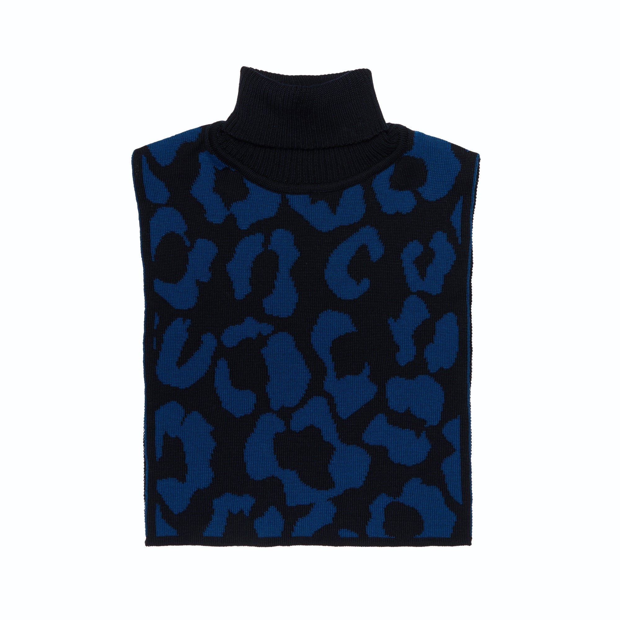 Wool Roll Neck Fiora, Blue