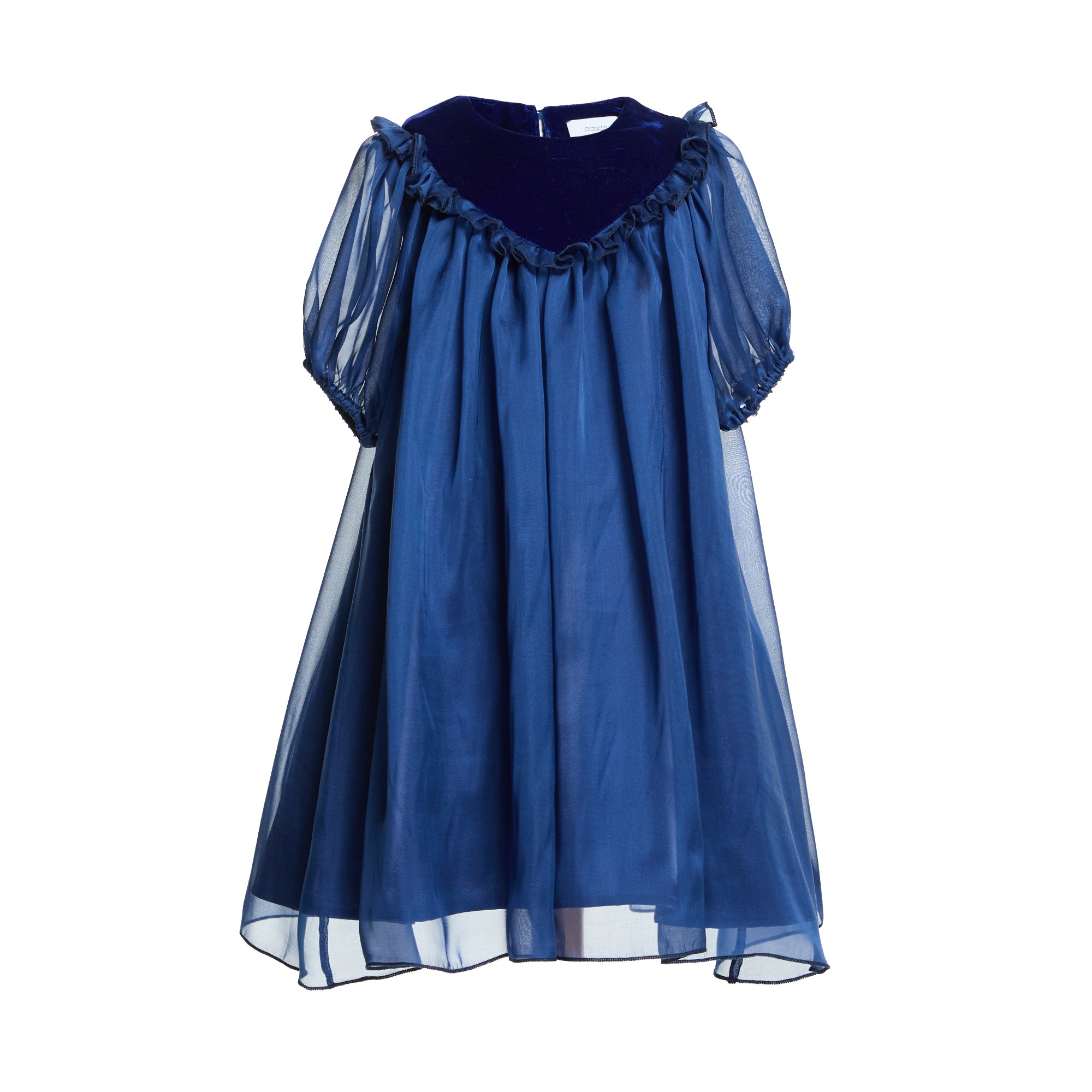 Silk Dress Celeste, Blue
