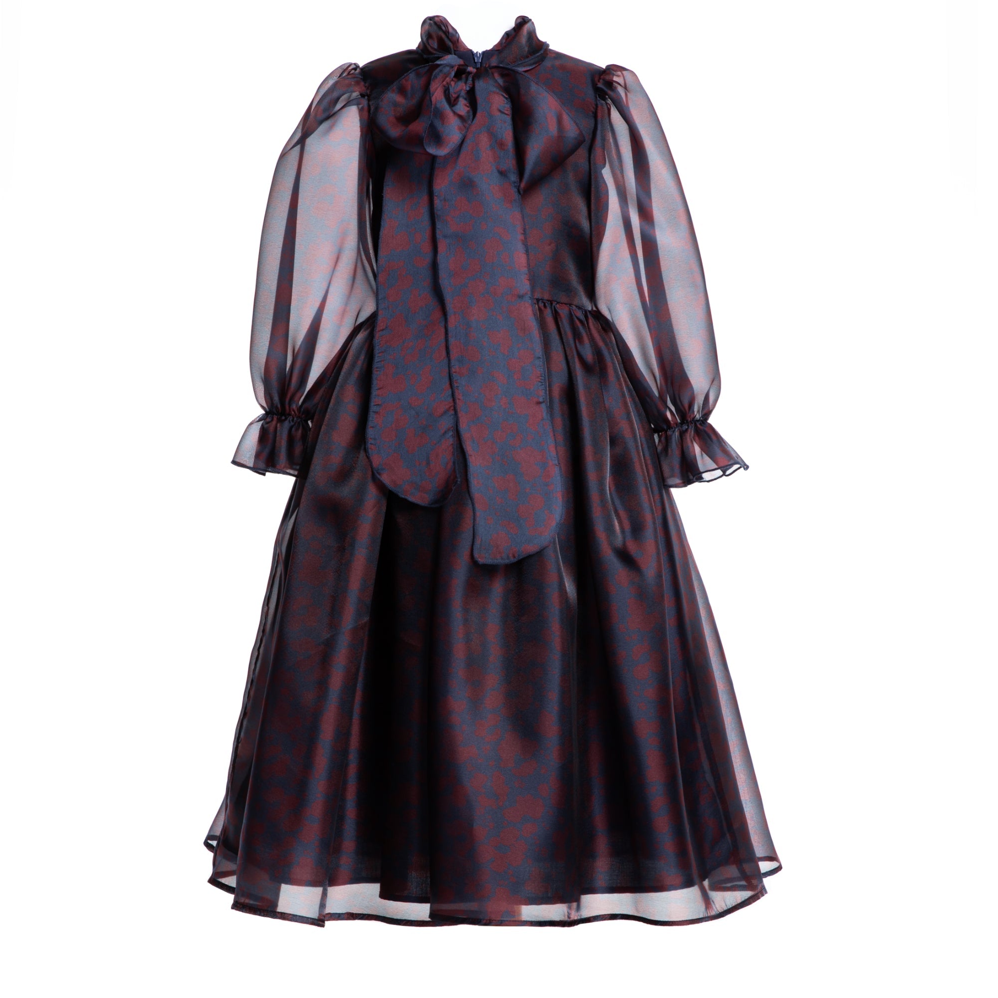 chinese dress ladies SAMAIRA DRESS RIB AUBERGINE main image 0