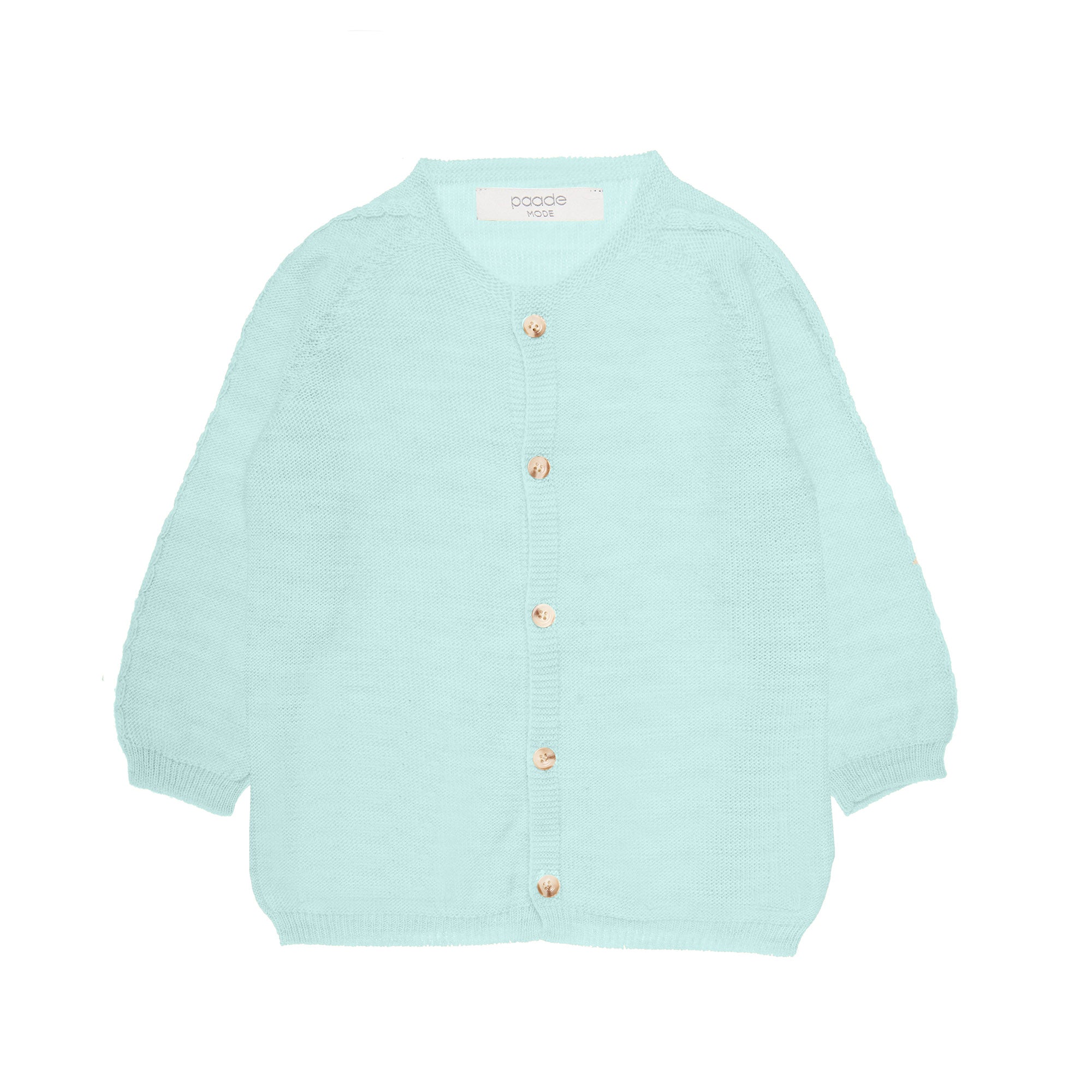 Wool Baby Cardigan Tempo, Light Blue