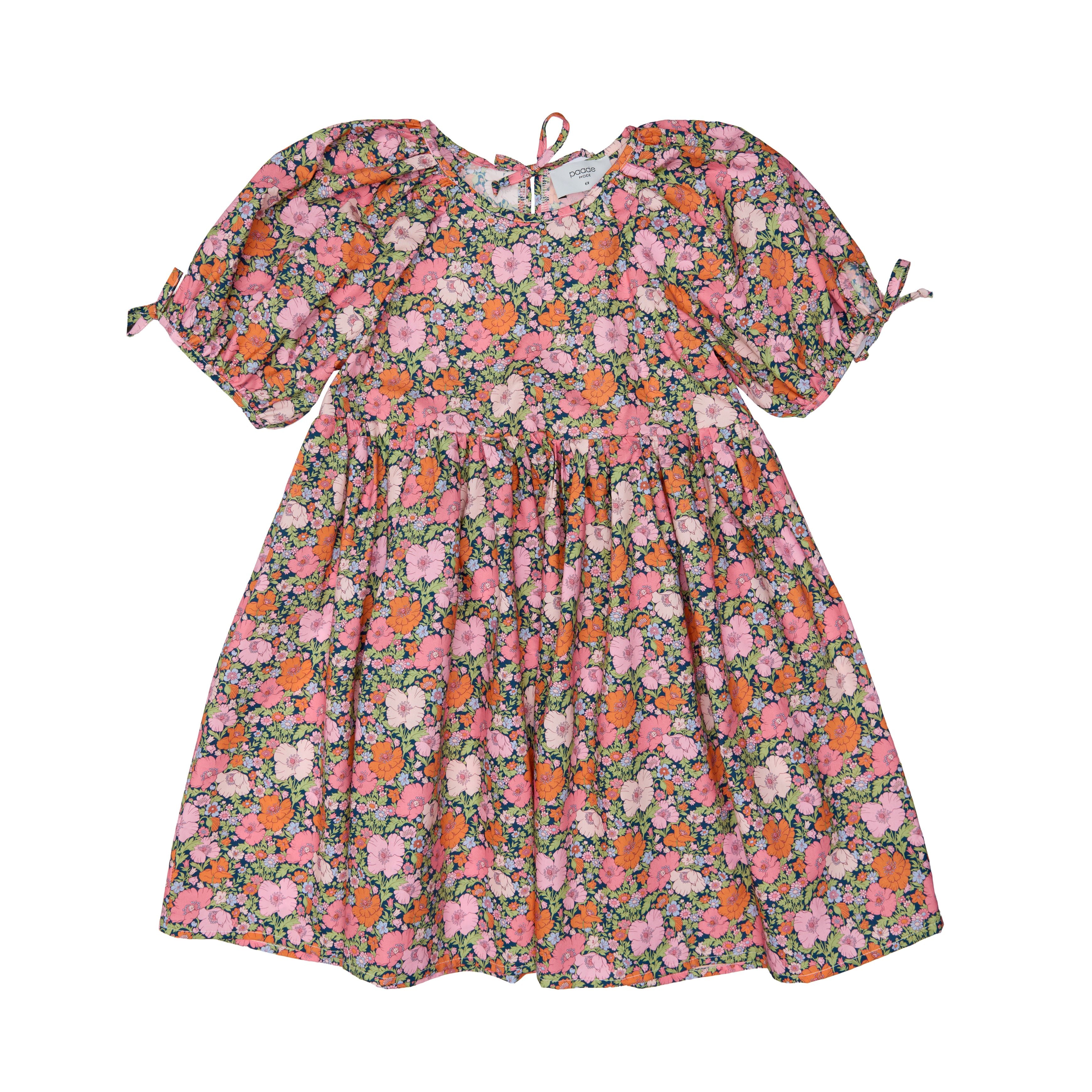 Monday Cotton Dress, Floral Pink