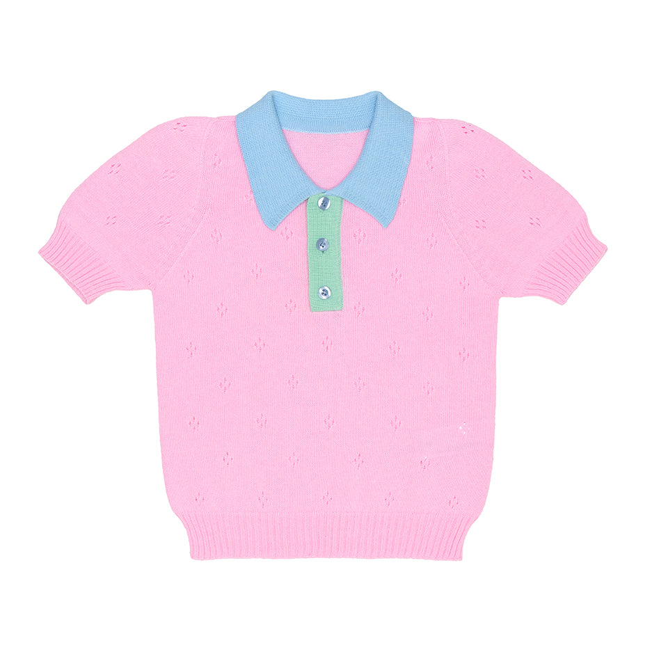 Kai Polo Shirt Cotton, Pink