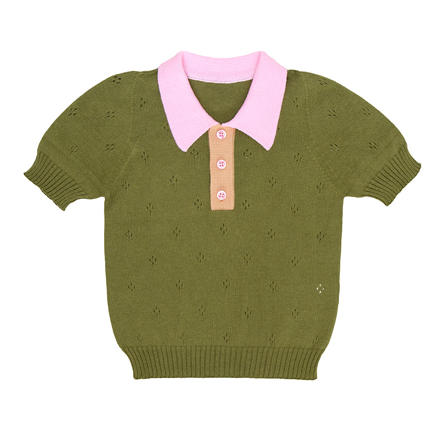 Kai Polo Shirt Cotton, Green