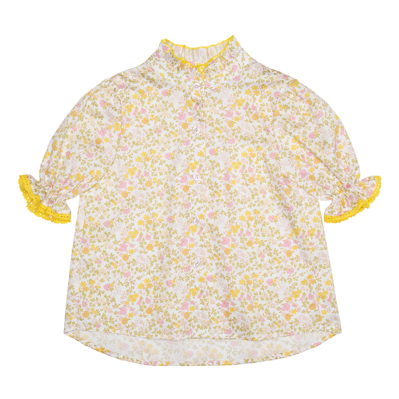Mia Blouse Cotton, Yellow