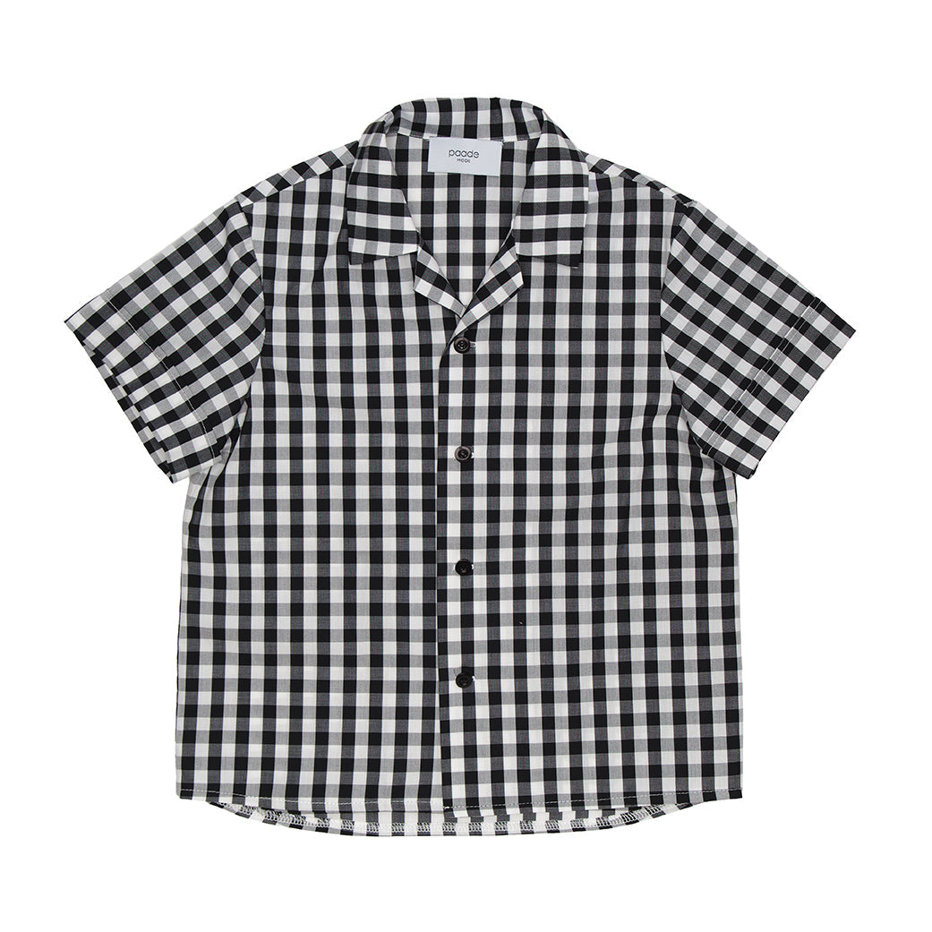 Benji Shirt Cotton, Black Checks