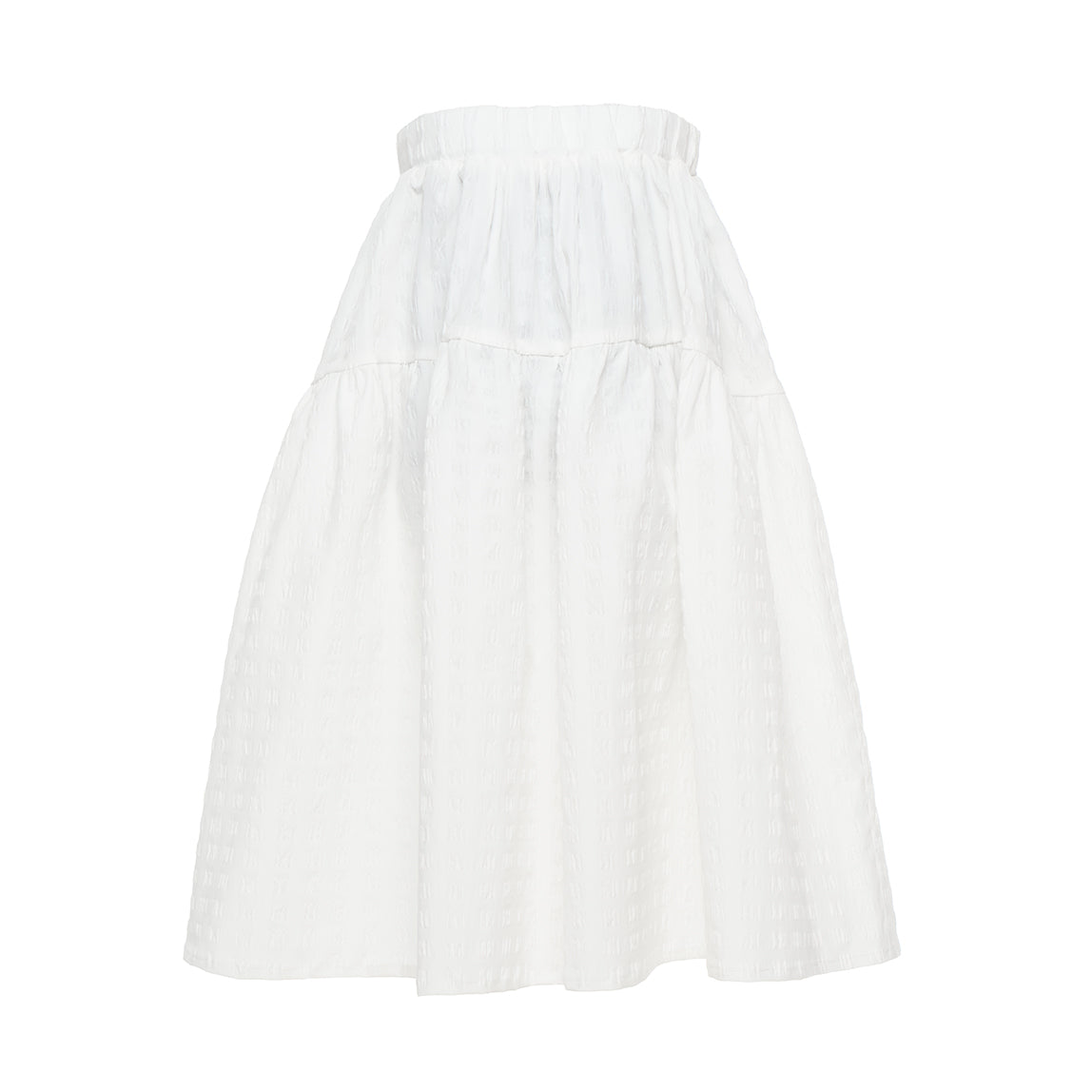 Iris Long Skirt Cotton, White