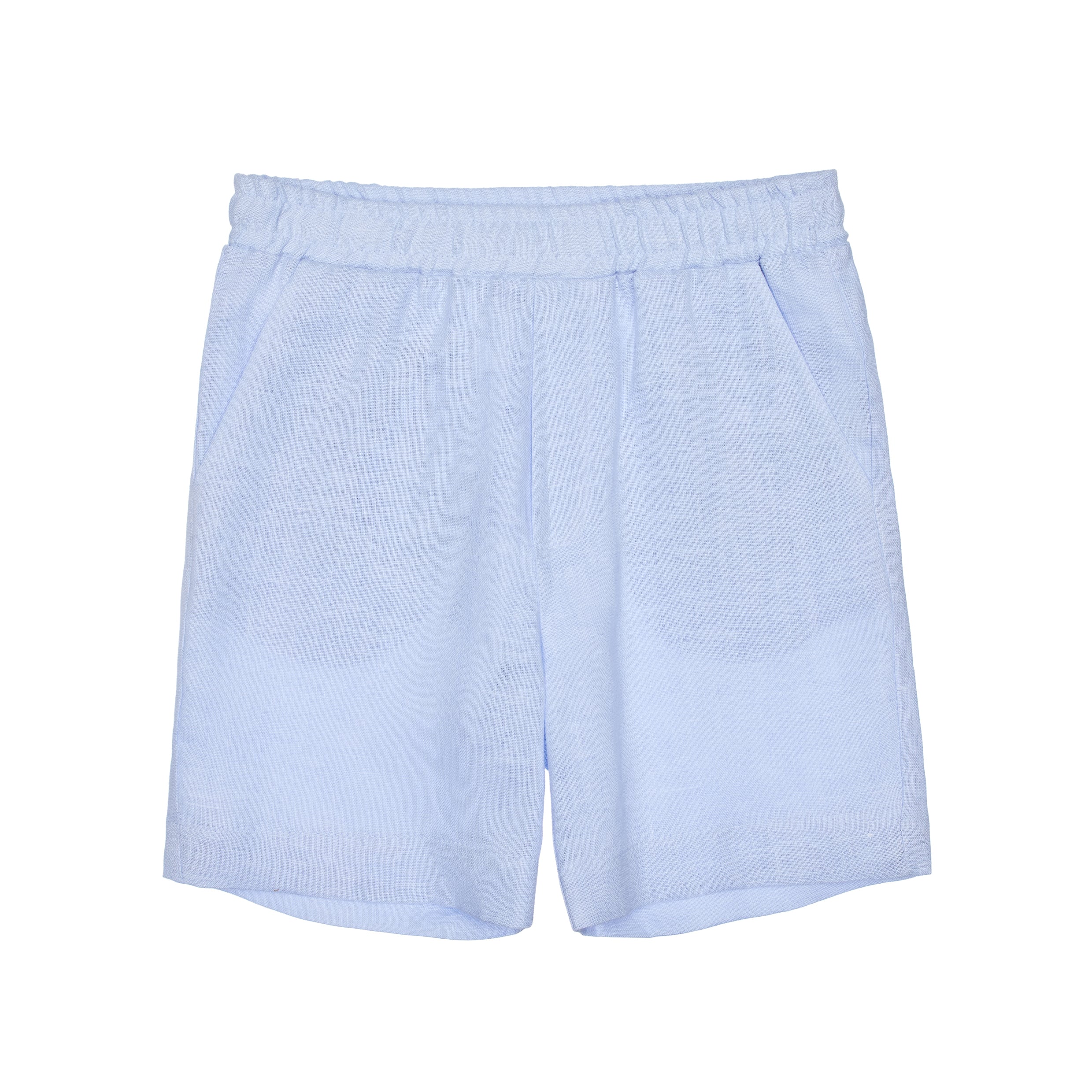 Aria Regular Fit Shorts Linen, Blue