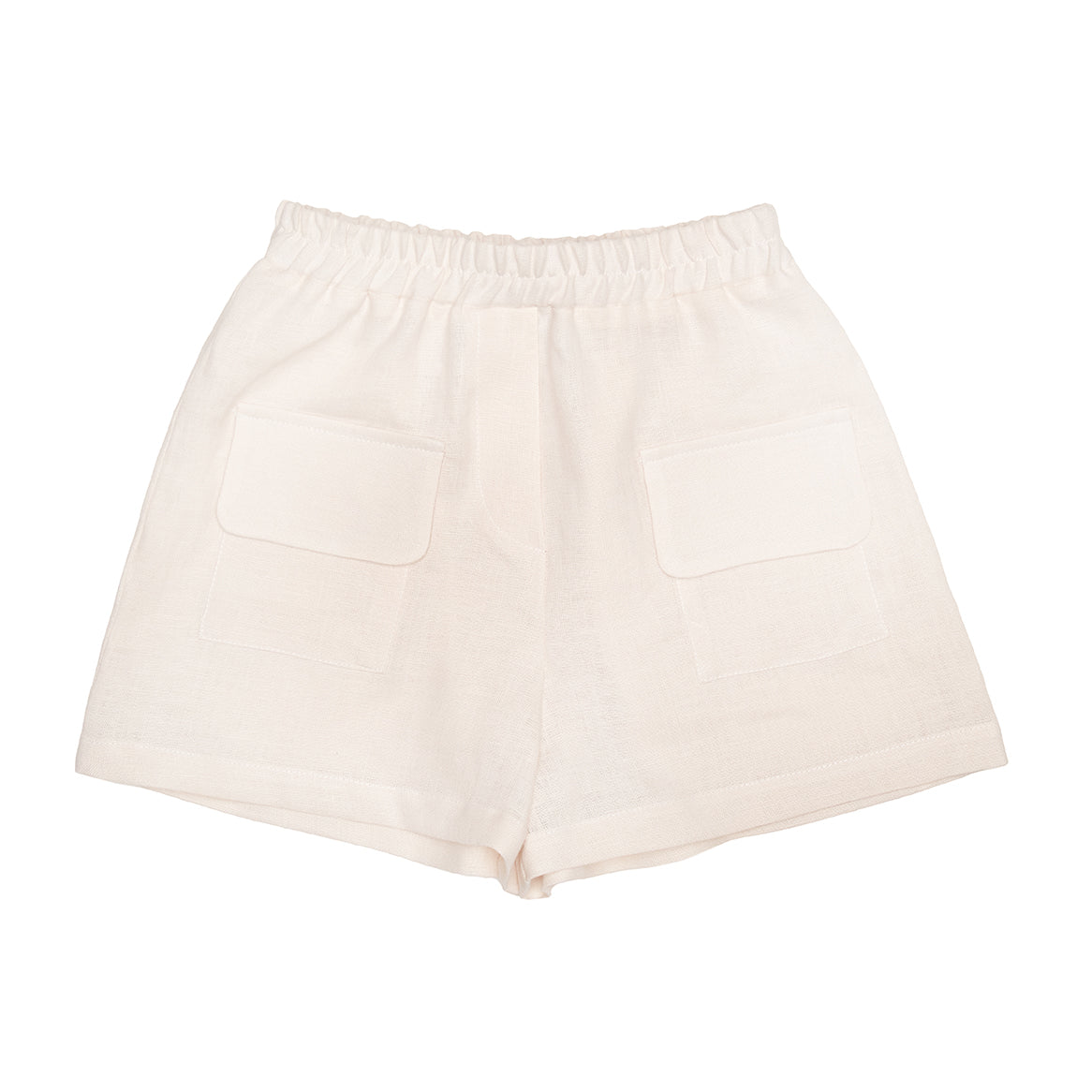 Aria Shorts With Pockets Linen, Beige