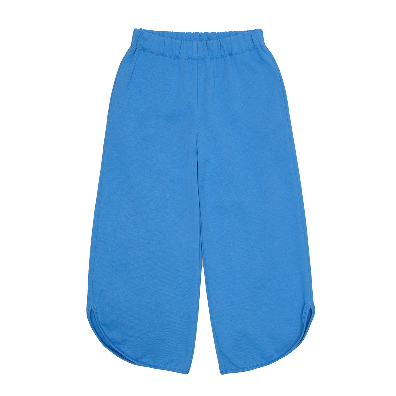Nolan Wide Leg Joggers Cotton, Blue