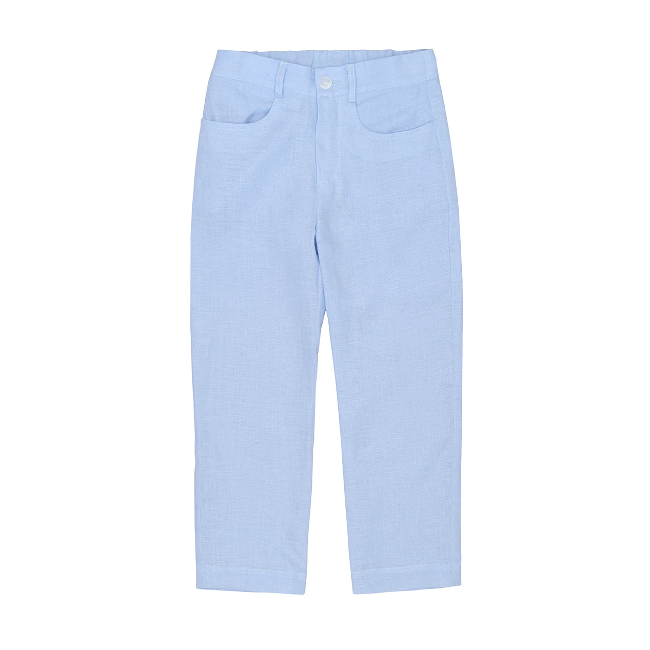 Aria Trousers Linen, Blue