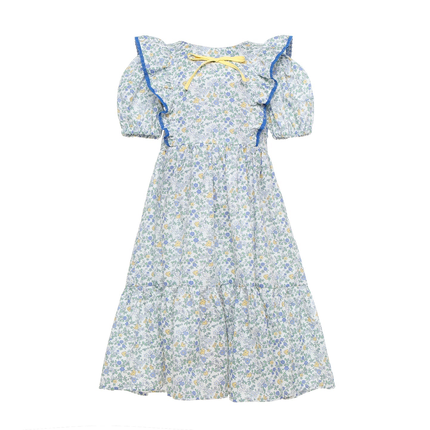 Mia Maxi Dress Cotton, Blue