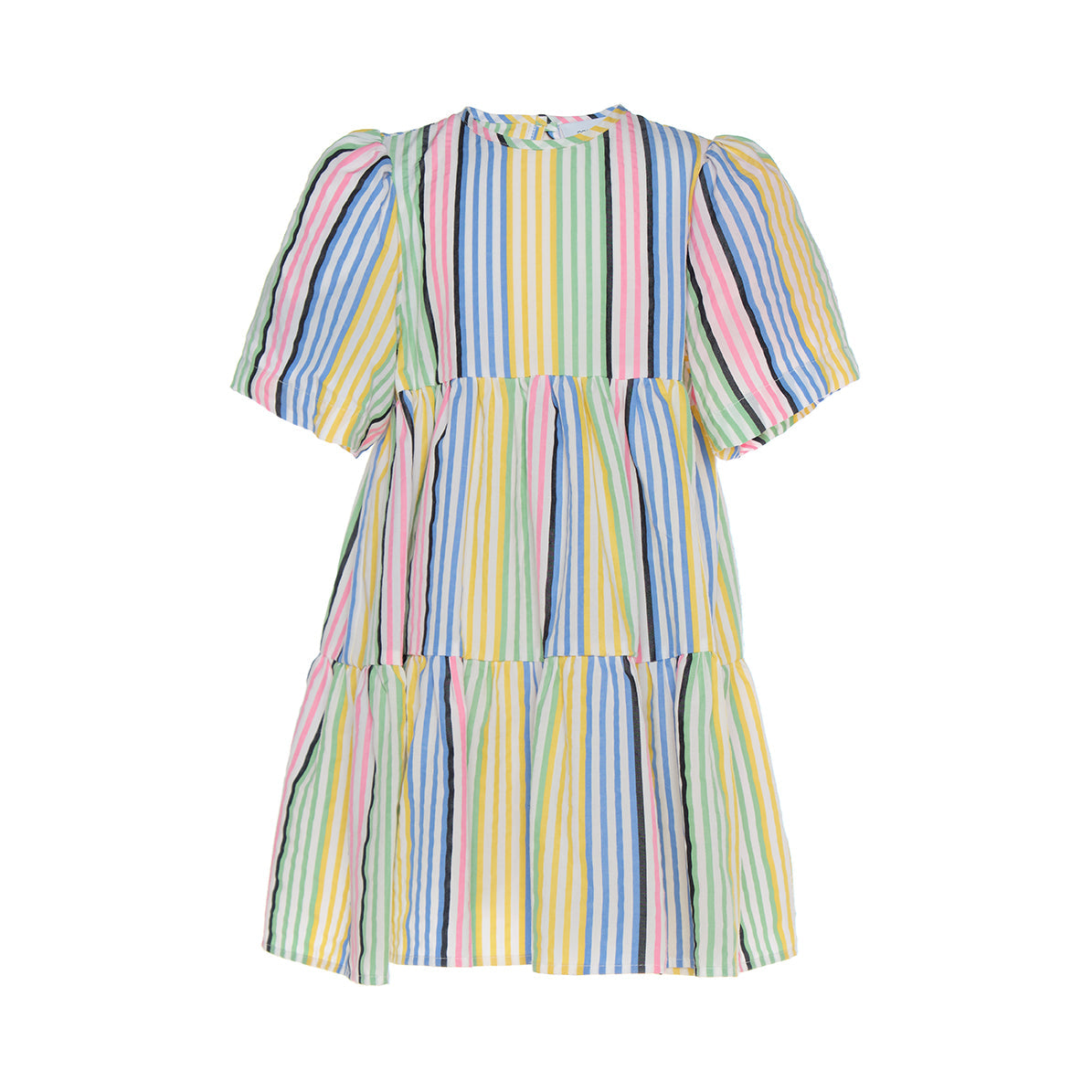 Mila Dress Tencel, Multicolor Stripes