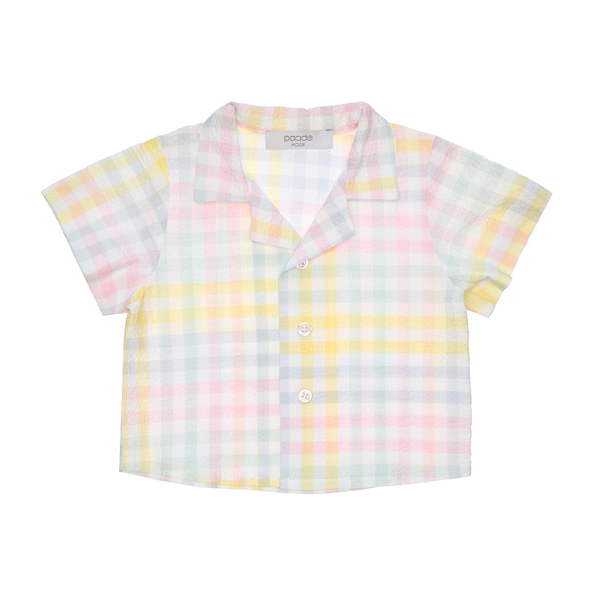 Marisa Baby Shirt Cotton, Pastel Checks