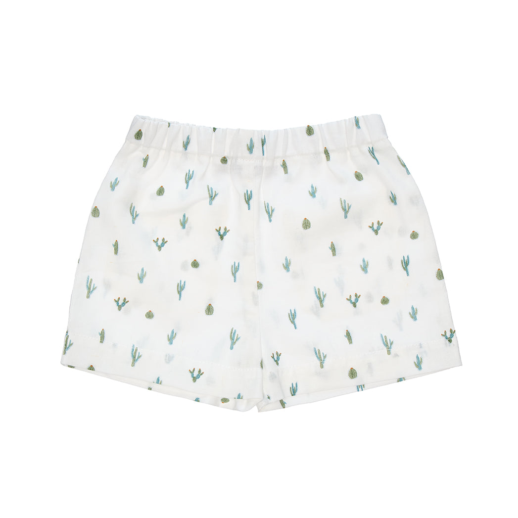 Asher Shorts Linen Blend, White
