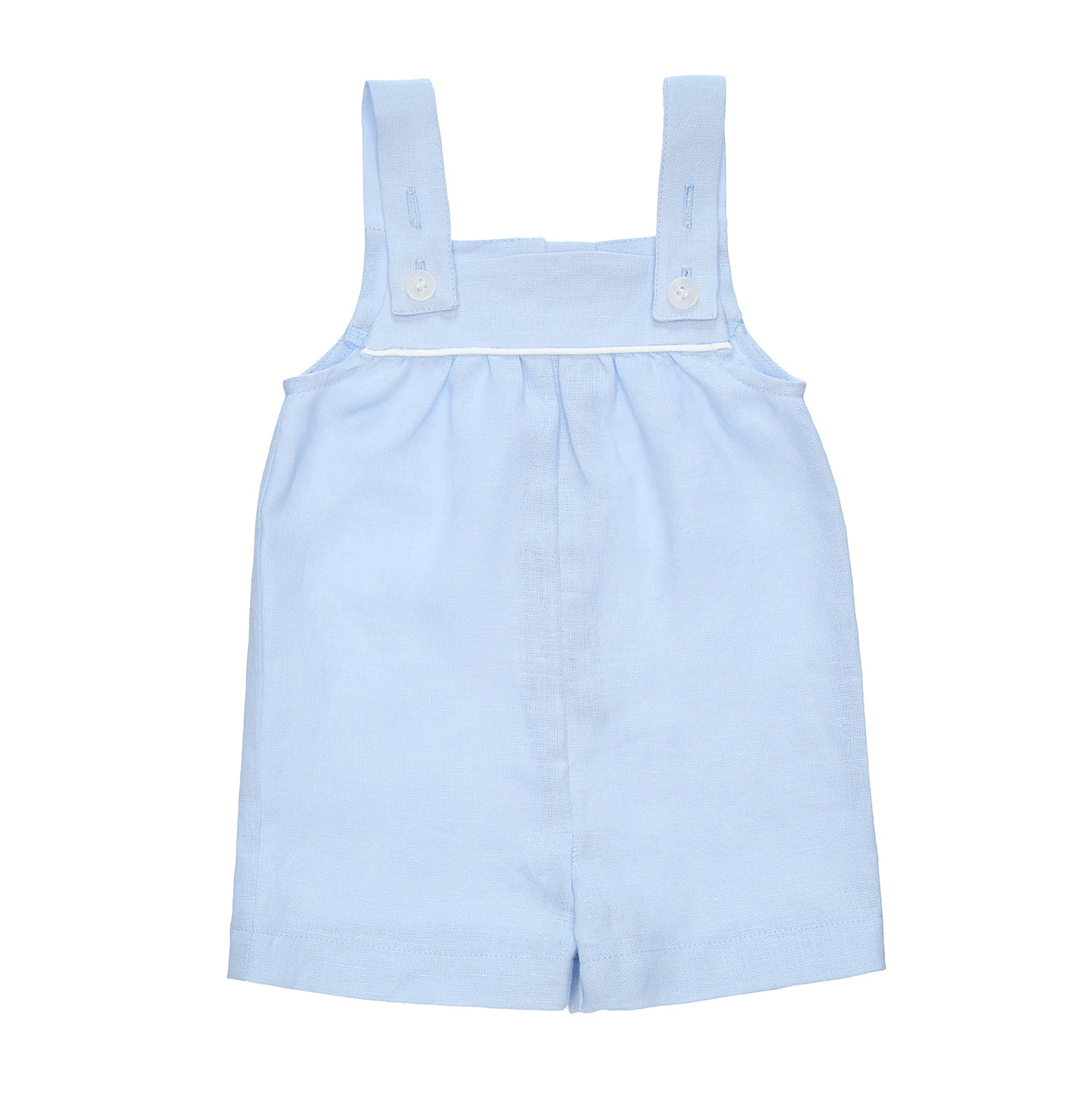 Aria Baby Romper Linen, Blue
