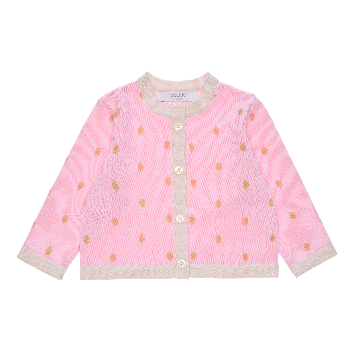 Cerise Baby Cardigan Cotton, Pink