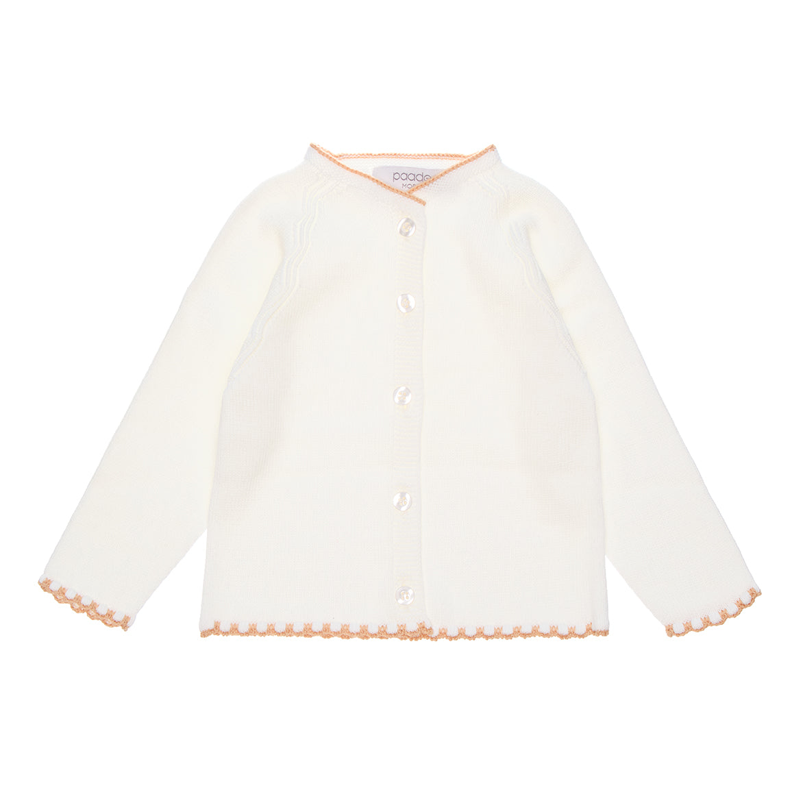 Kai Baby Cardigan Cotton, White