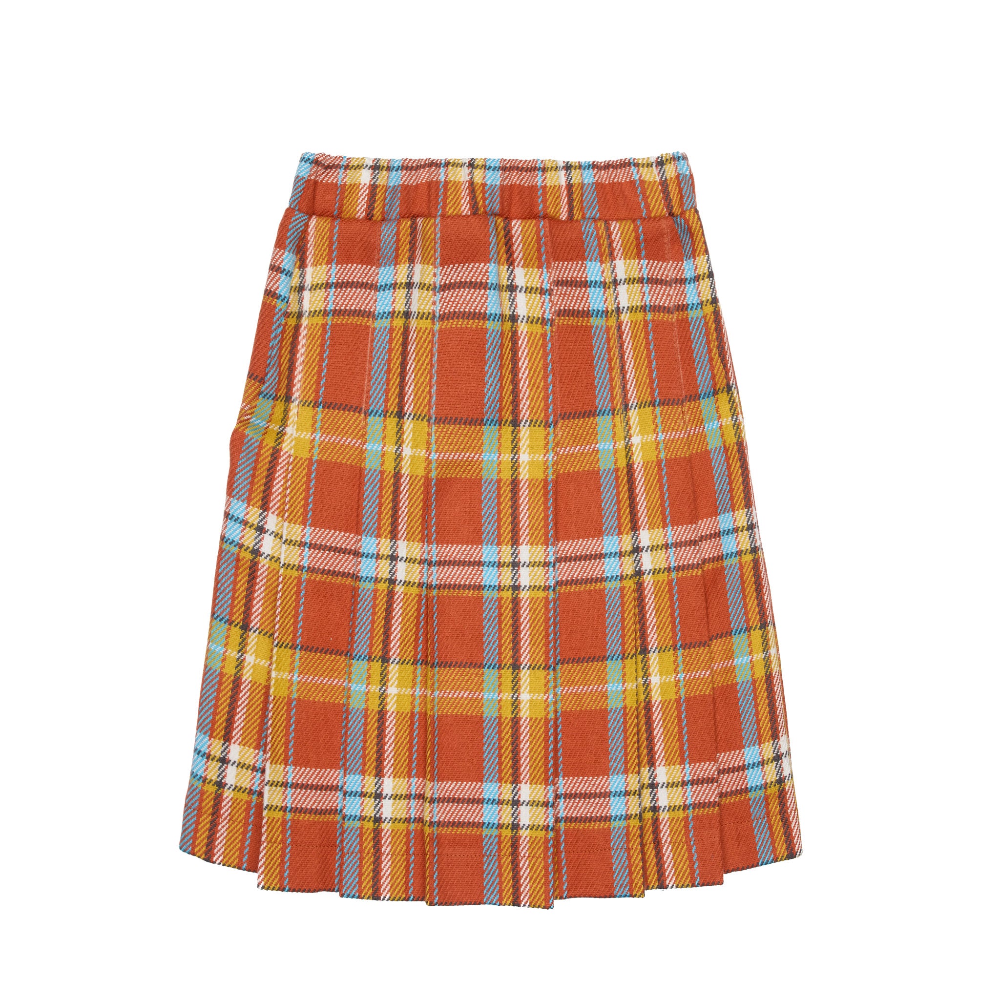 Robin Cotton Long Skirt, Orange