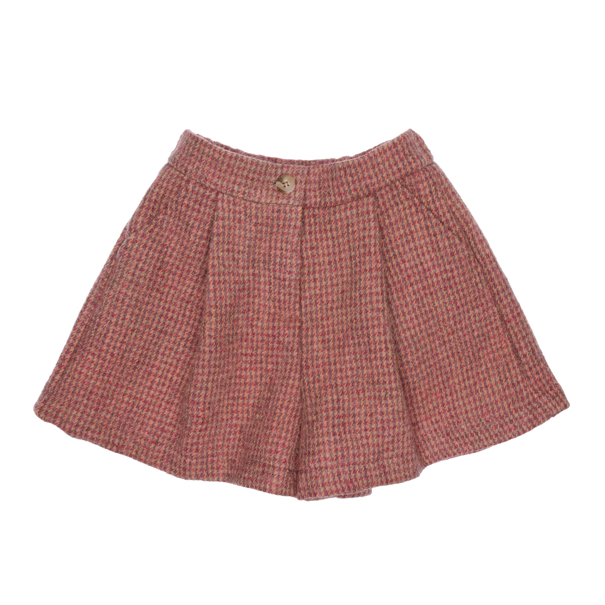 Chloe Wool Shorts, Pink