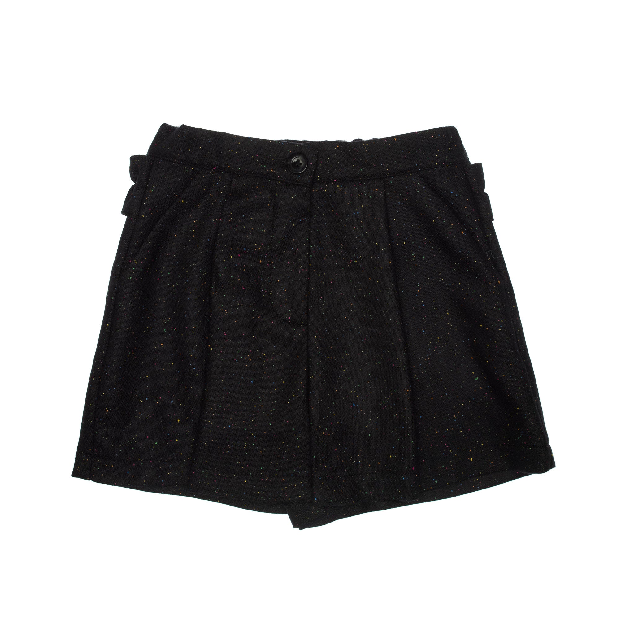 Parker Wool Shorts, Black