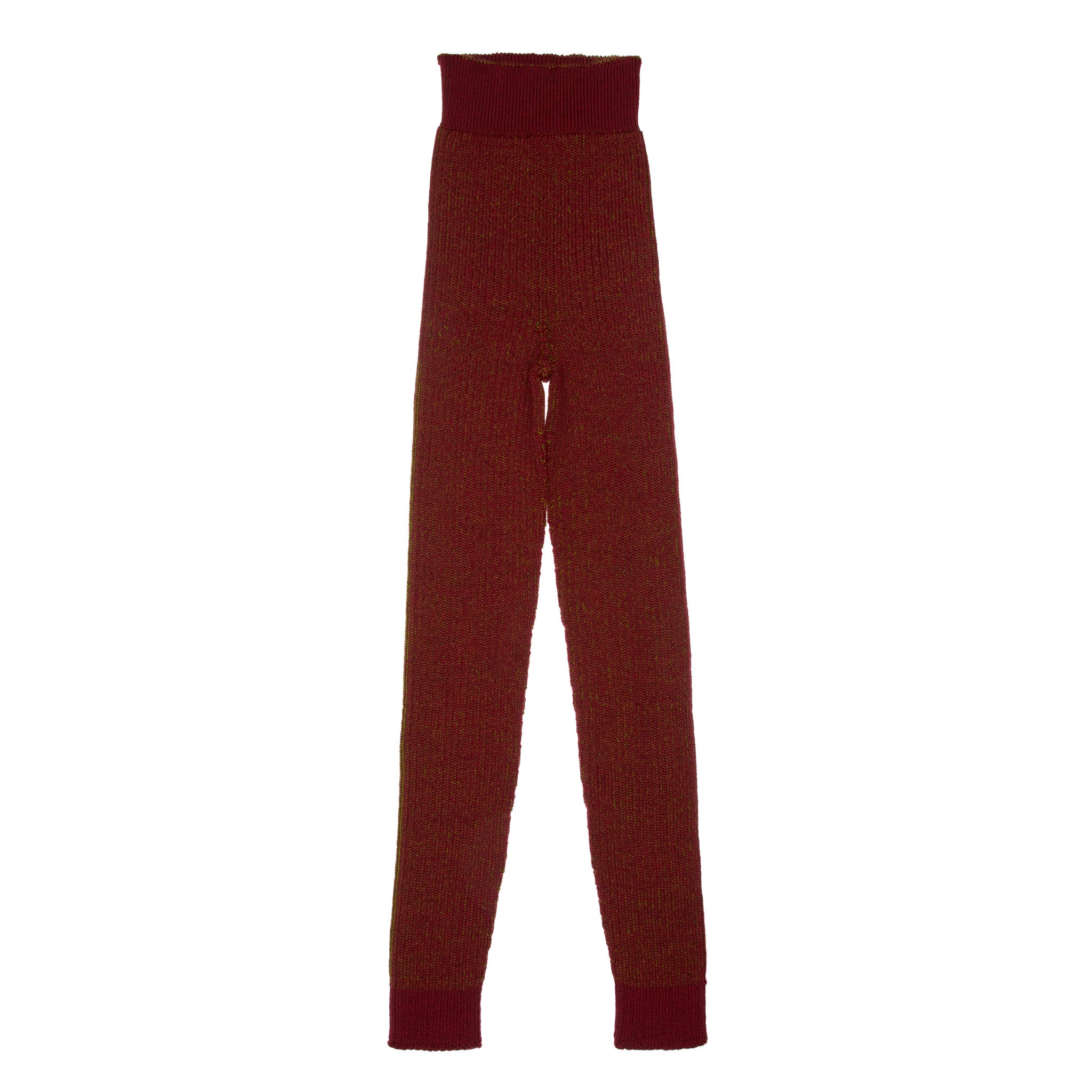 Alex Seamless Merino Wool Leggings, Red
