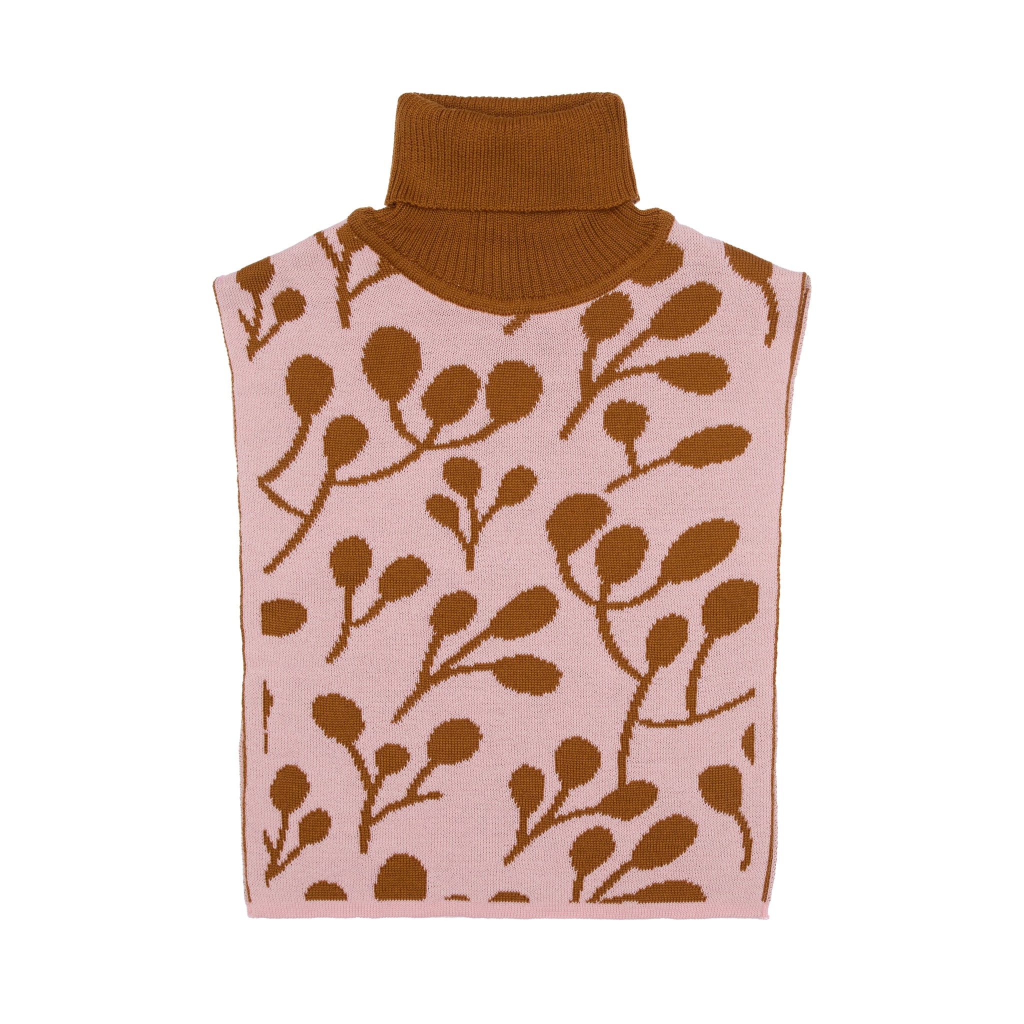 Marion Merino Wool Roll Neck, Caramel