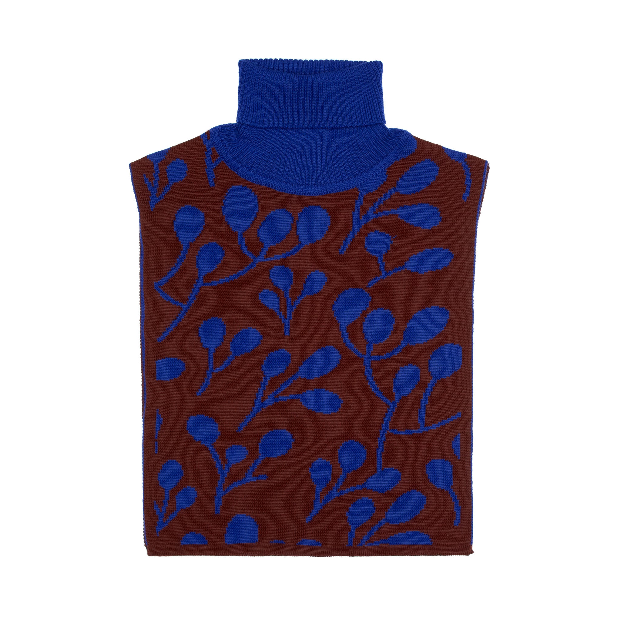 Marion Merino Wool Roll Neck, Luminous Blue