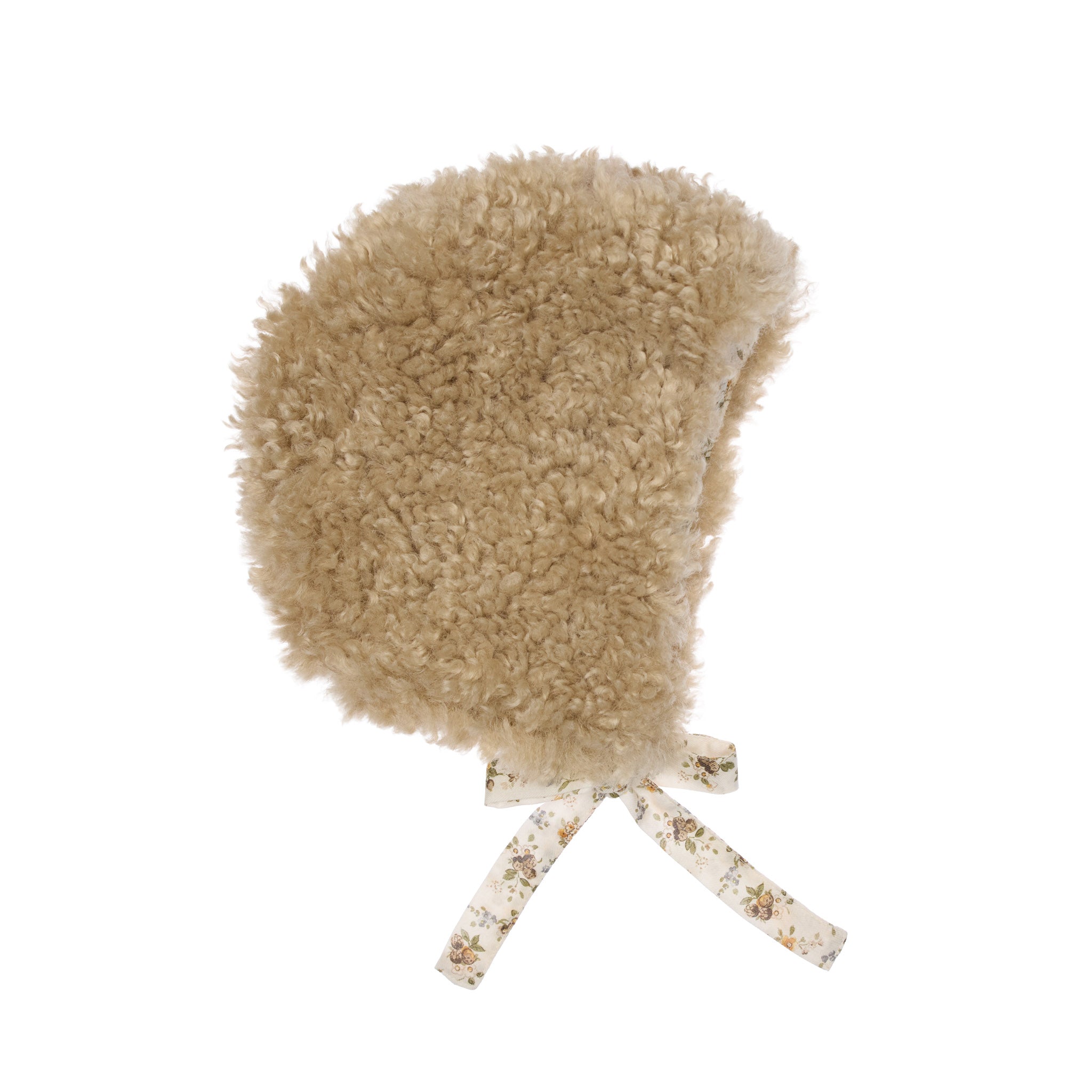 Teddy Faux Fur Hat, Beige