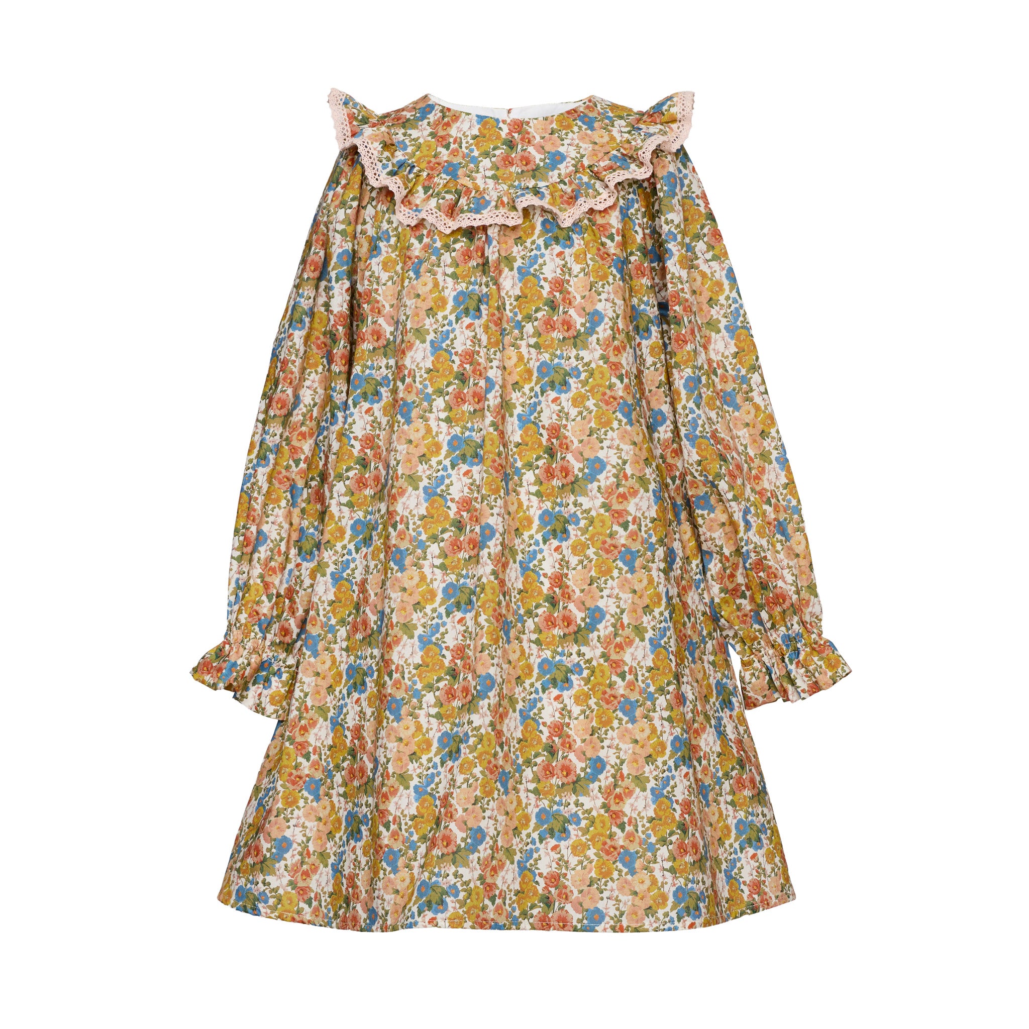 Alice Cotton Dress, Mustard