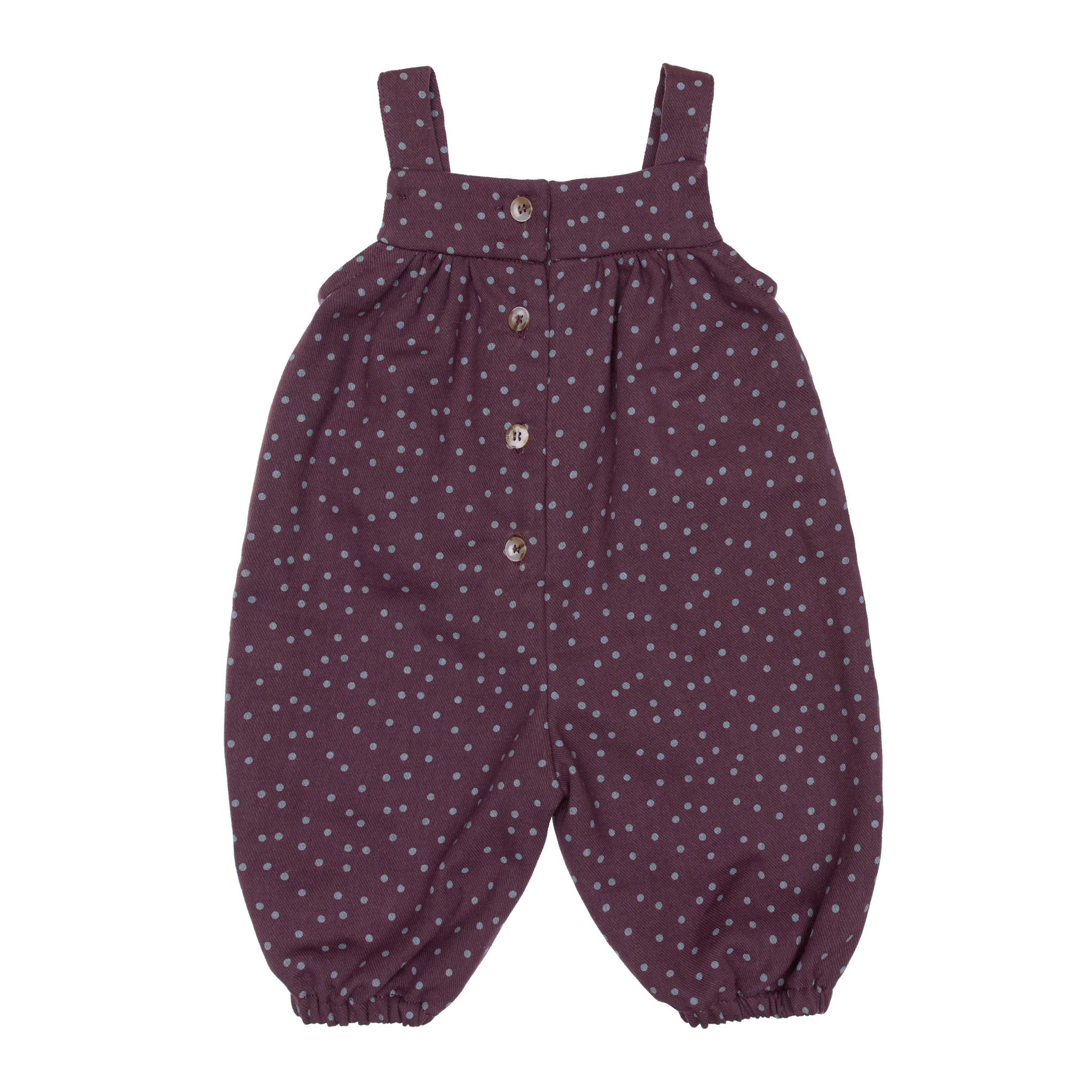 Clover Corduroy Baby Romper, Aubergine