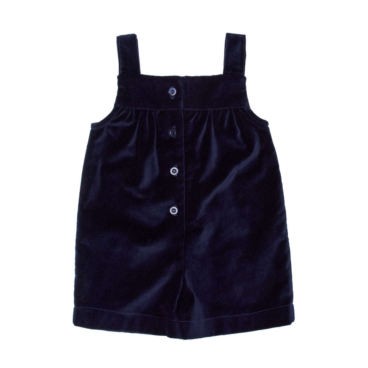 Haven Baby Romper Velvet, Dark Blue
