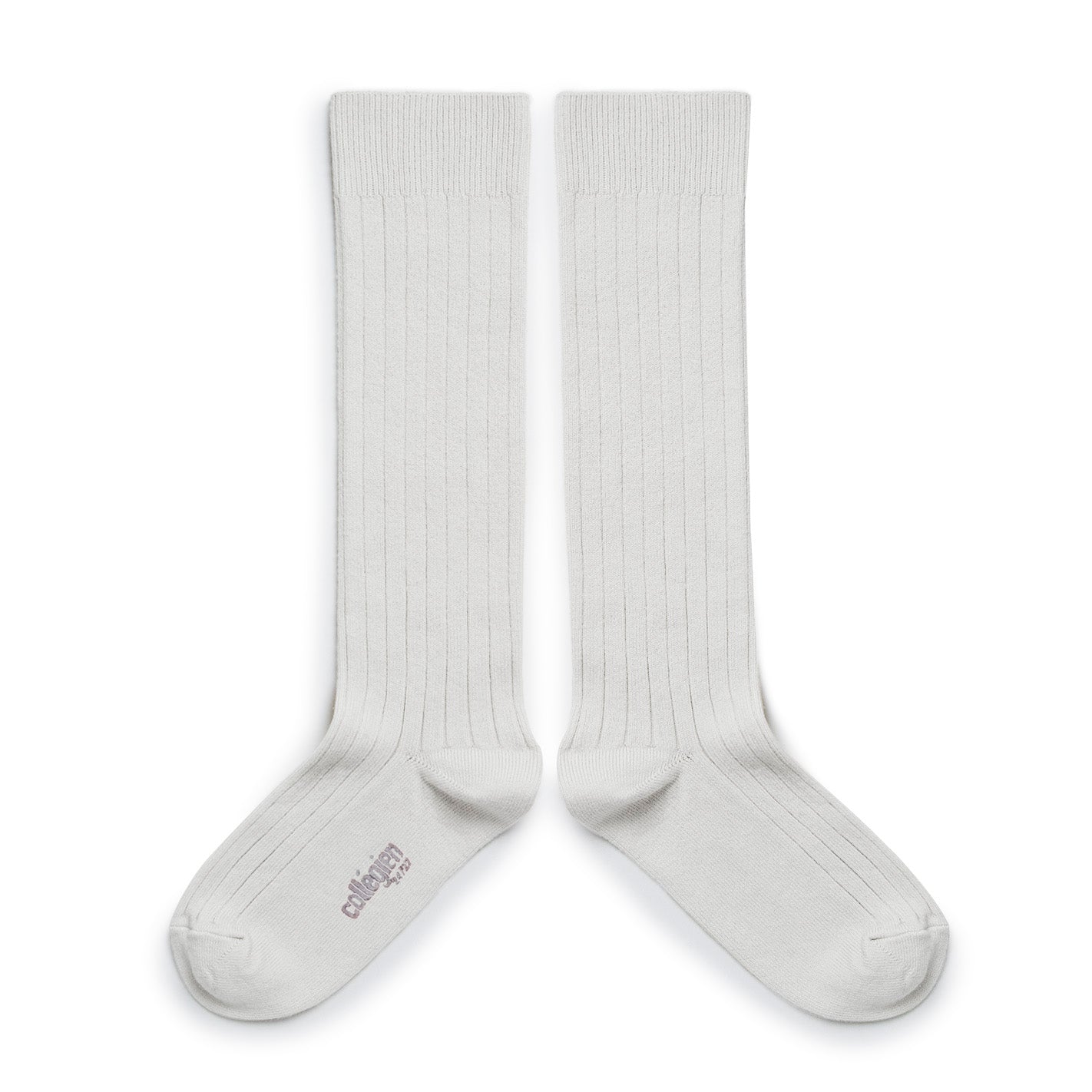 High ribbed socks La Haute, Snow White