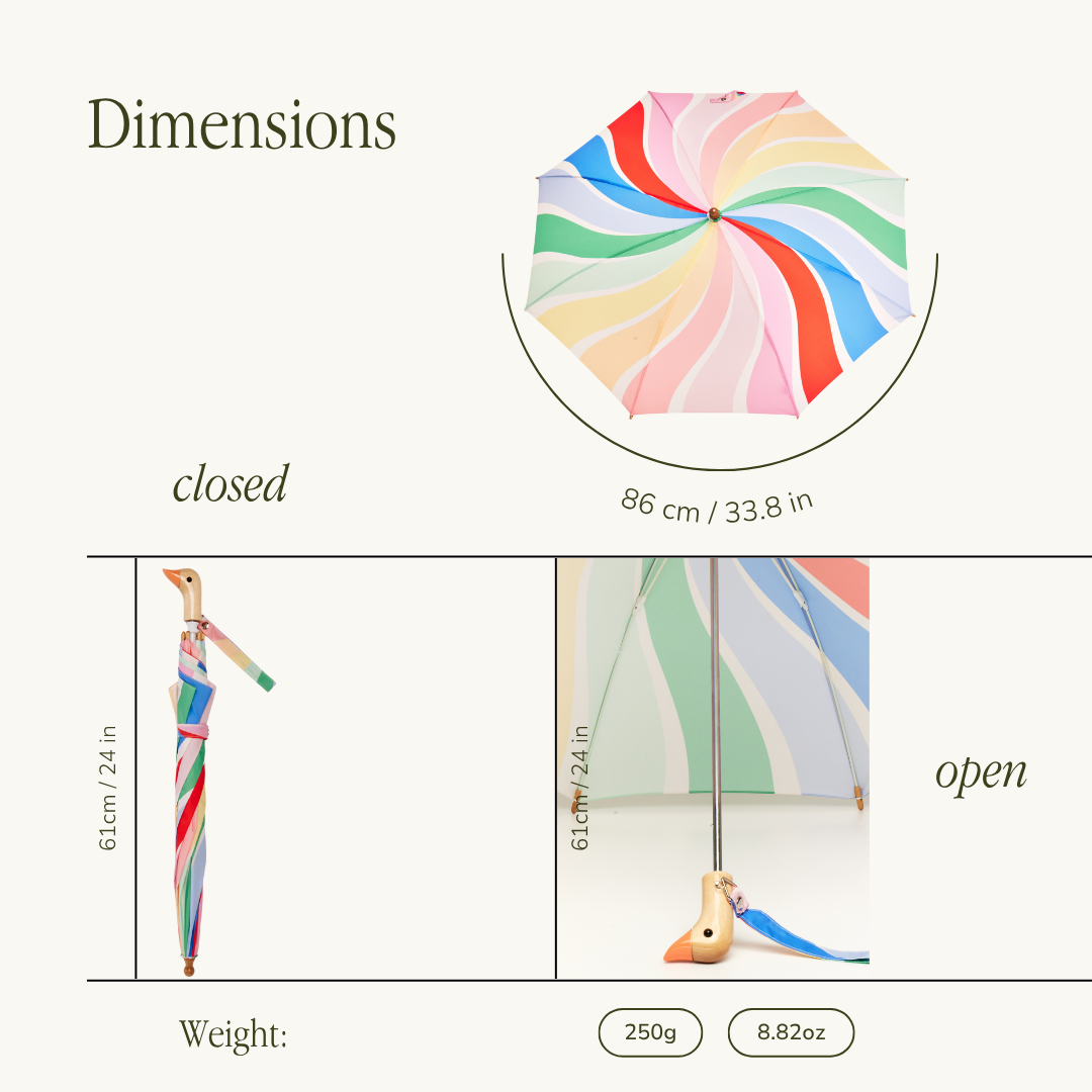 Rainbow Stripes Children's Umbrella