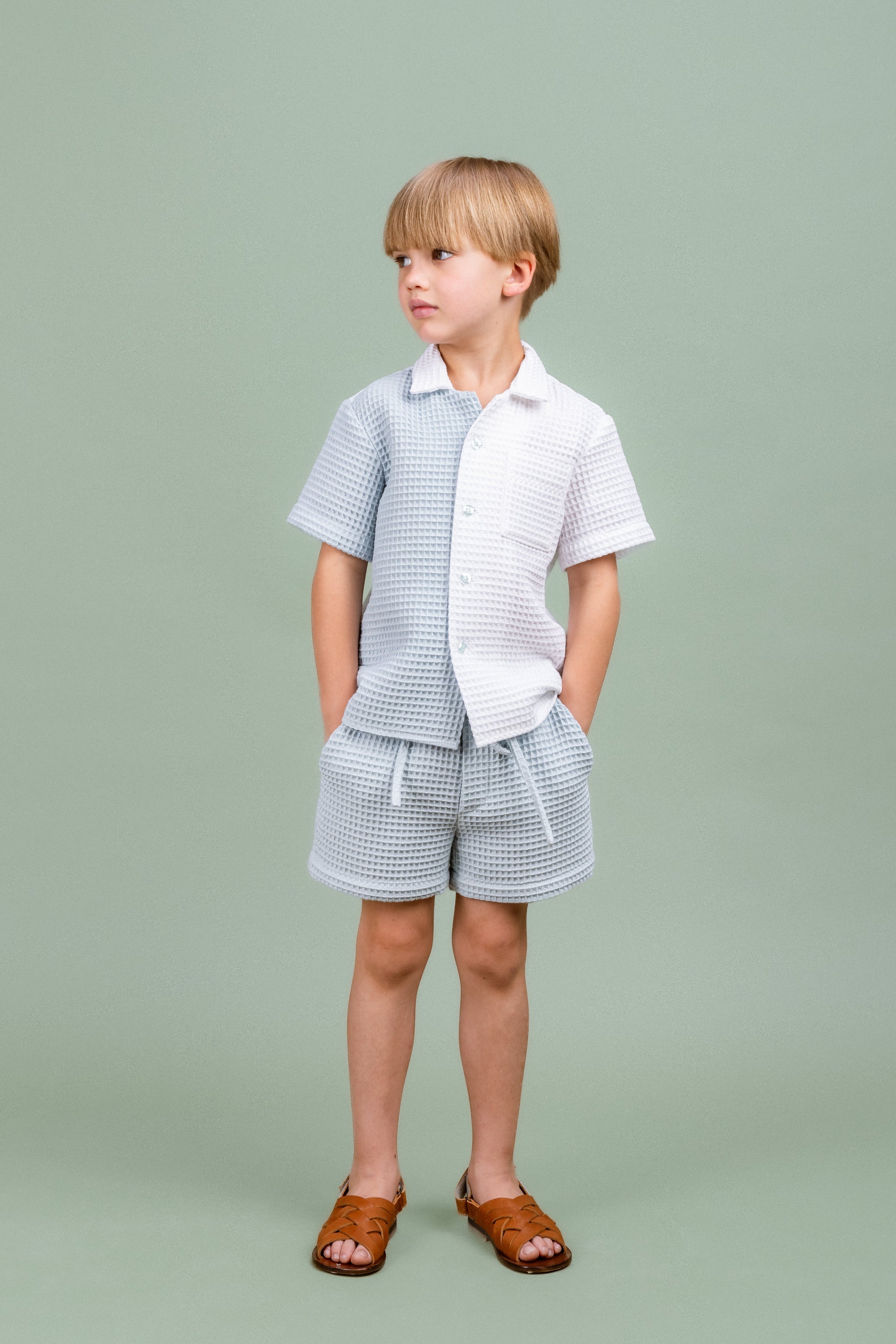 Cotton Shorts Mari, Blue
