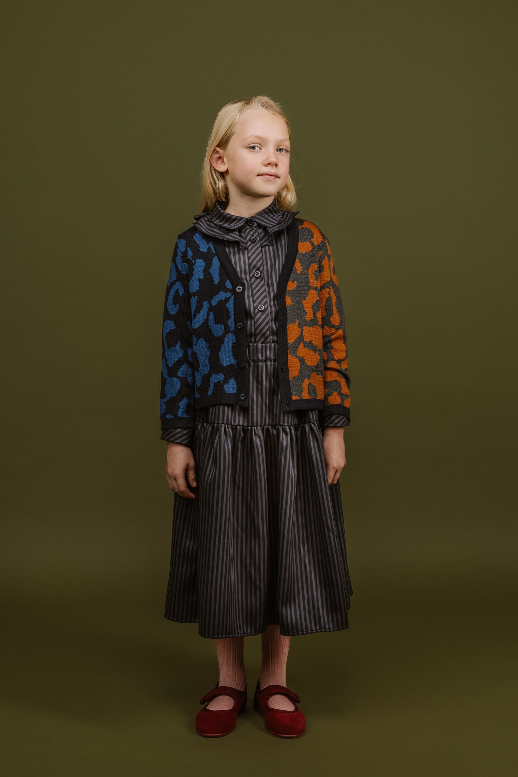 Wool Cardigan Fiora, Blue