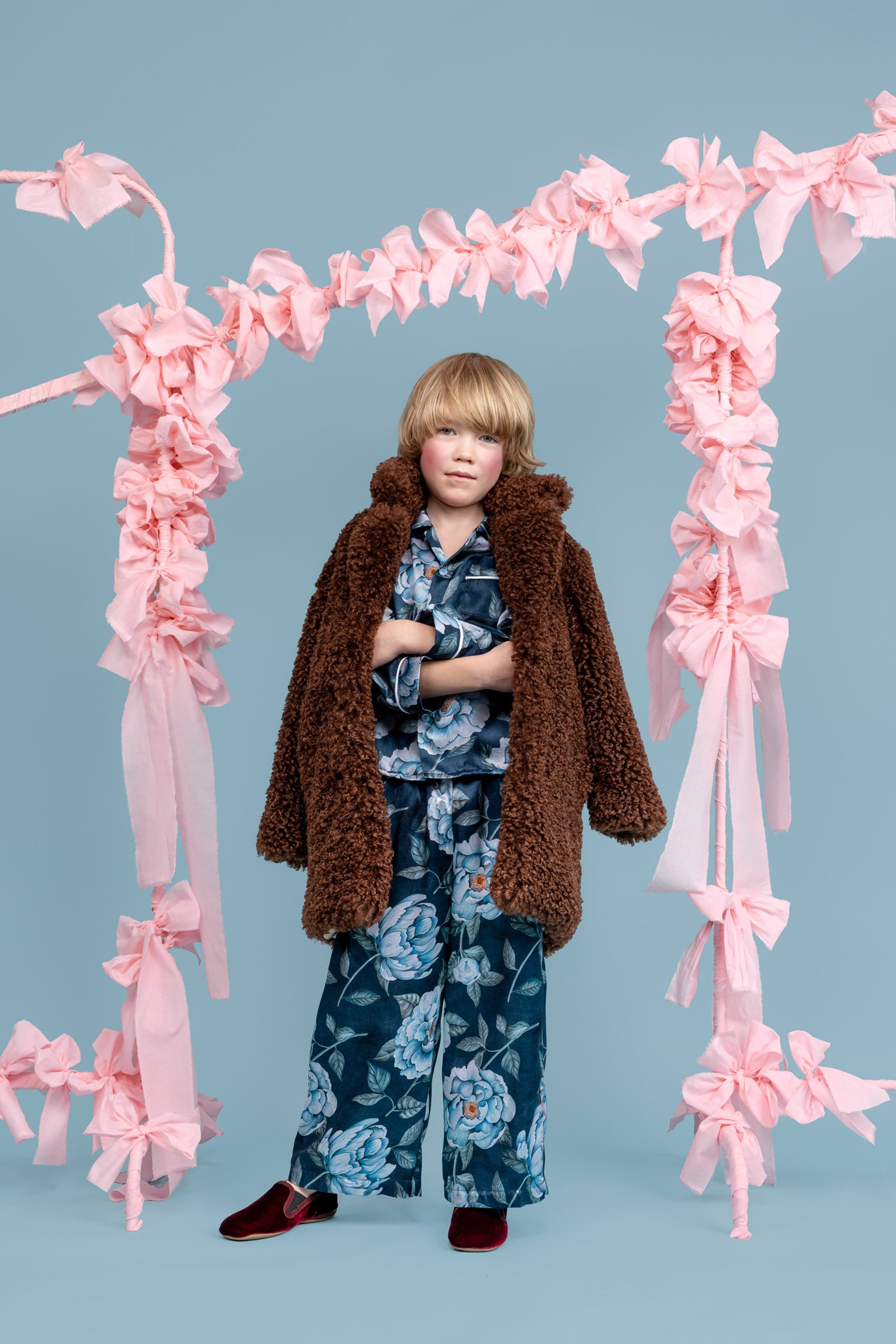 Pooh Faux Fur Coat, Brown