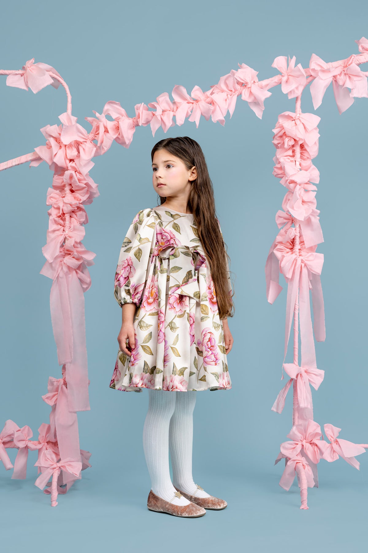 Florence Silk Dress, Milkwhite