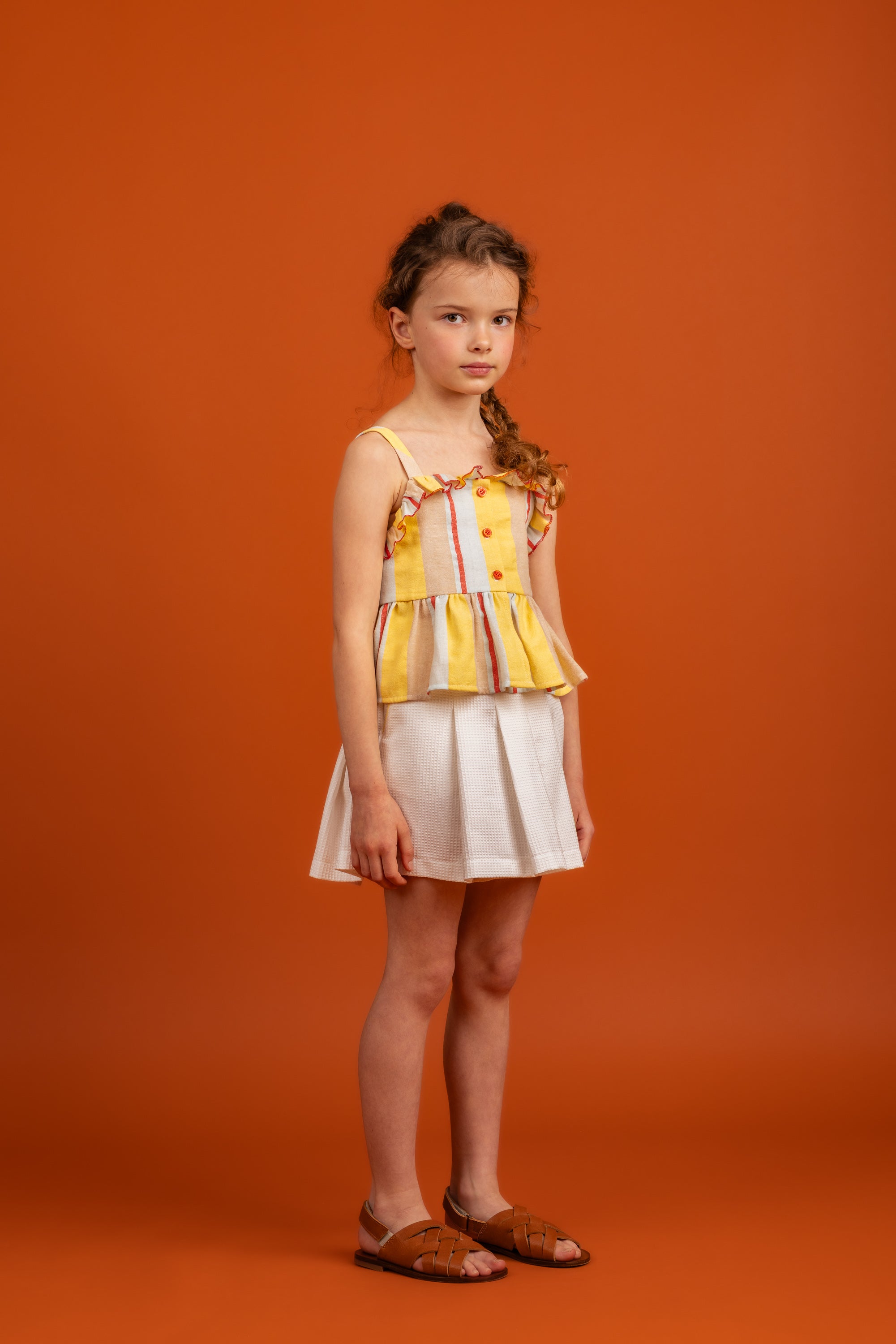 Noah Skort Cotton, White