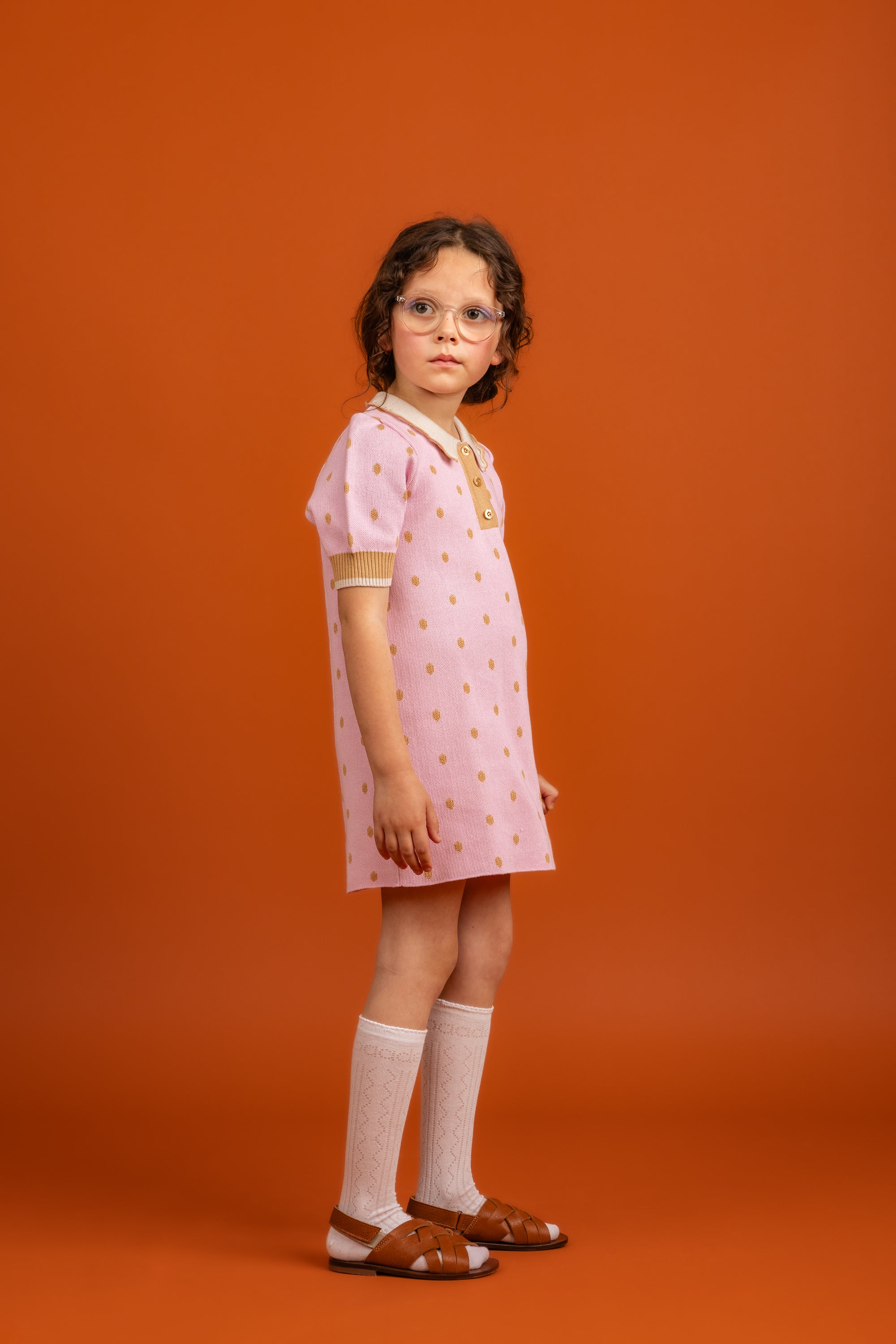 Cerise Dress Cotton, Pink