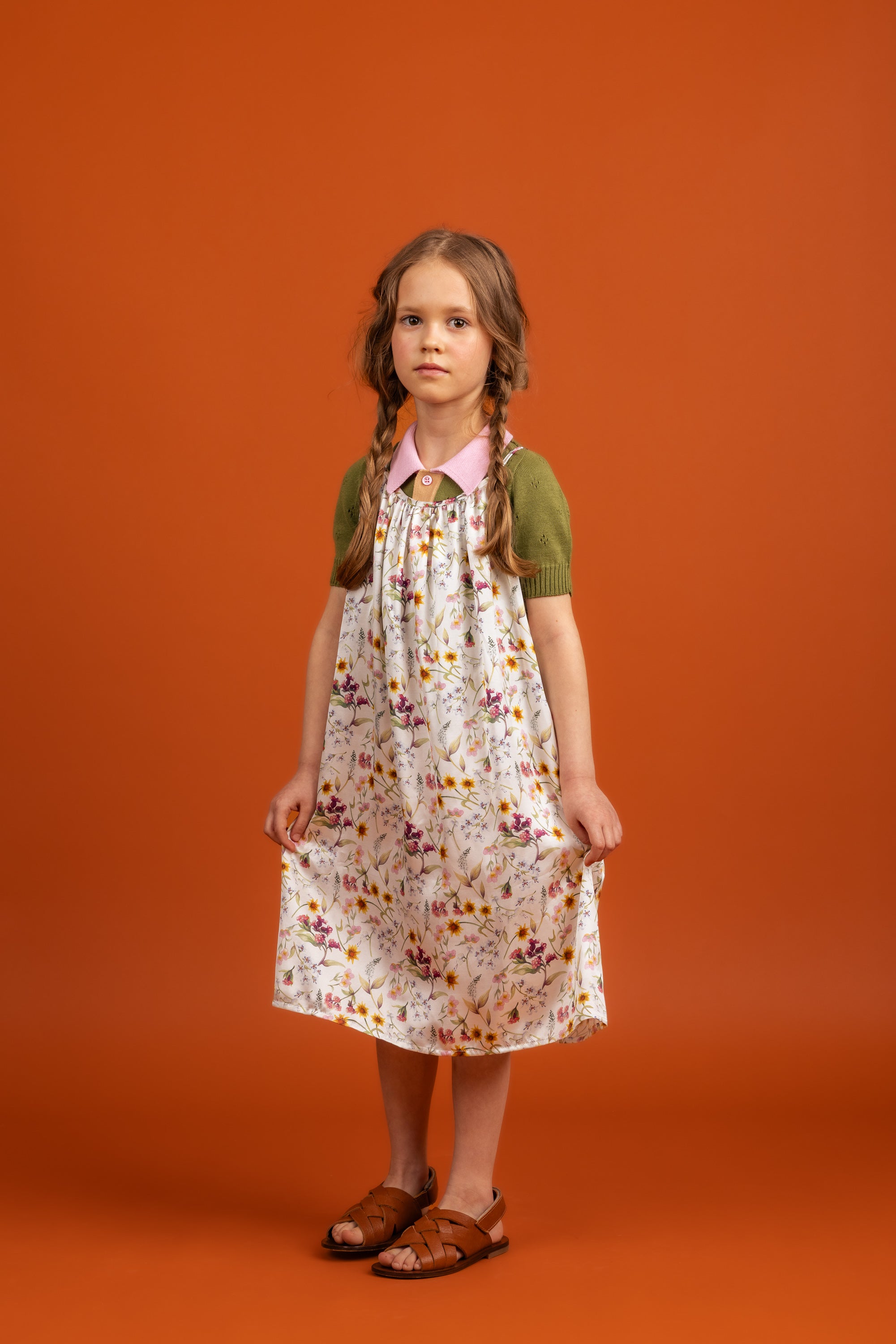 Eden Strap Dress Viscose, Multicolor