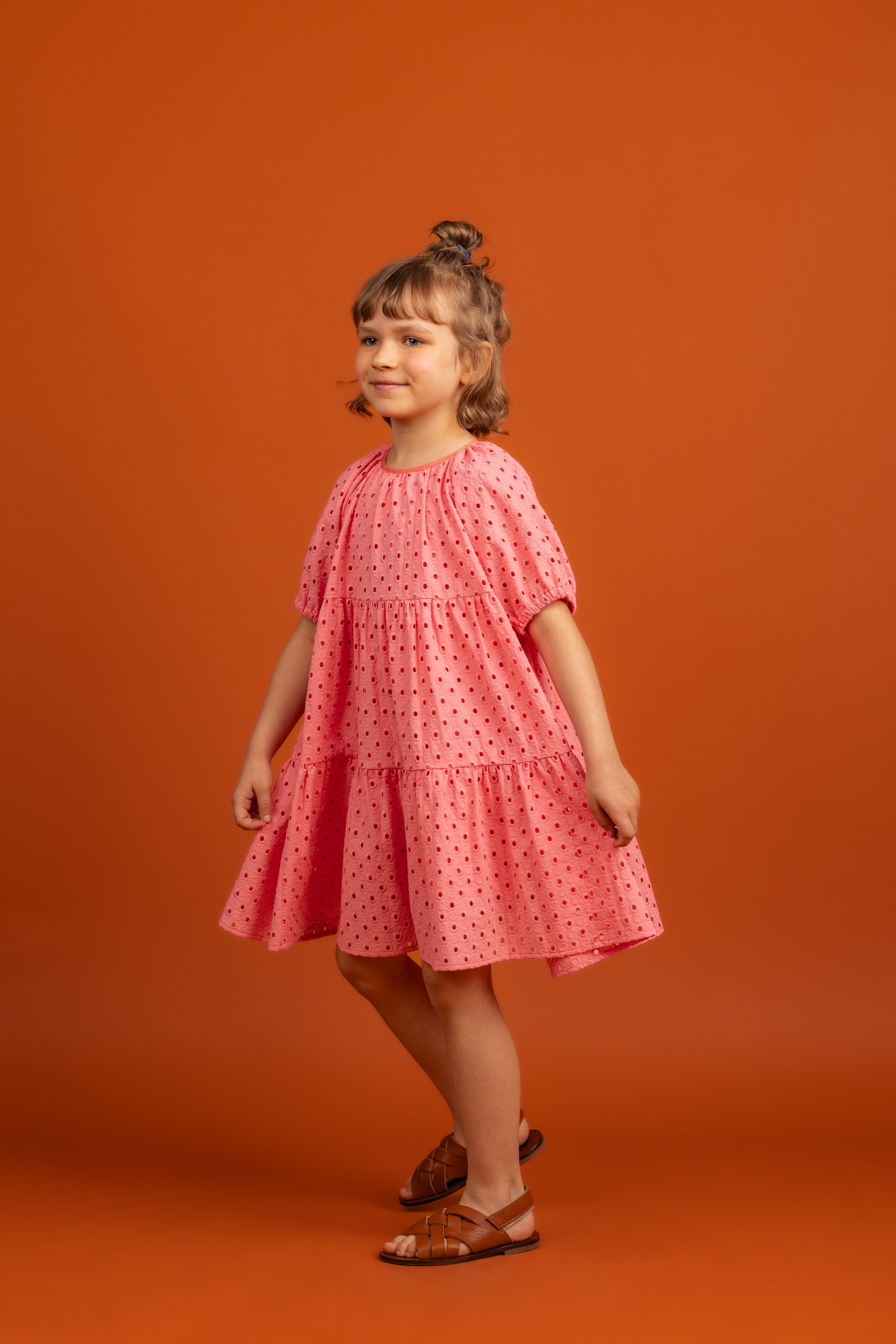 Maya kokvilnas Kleita, Rozā