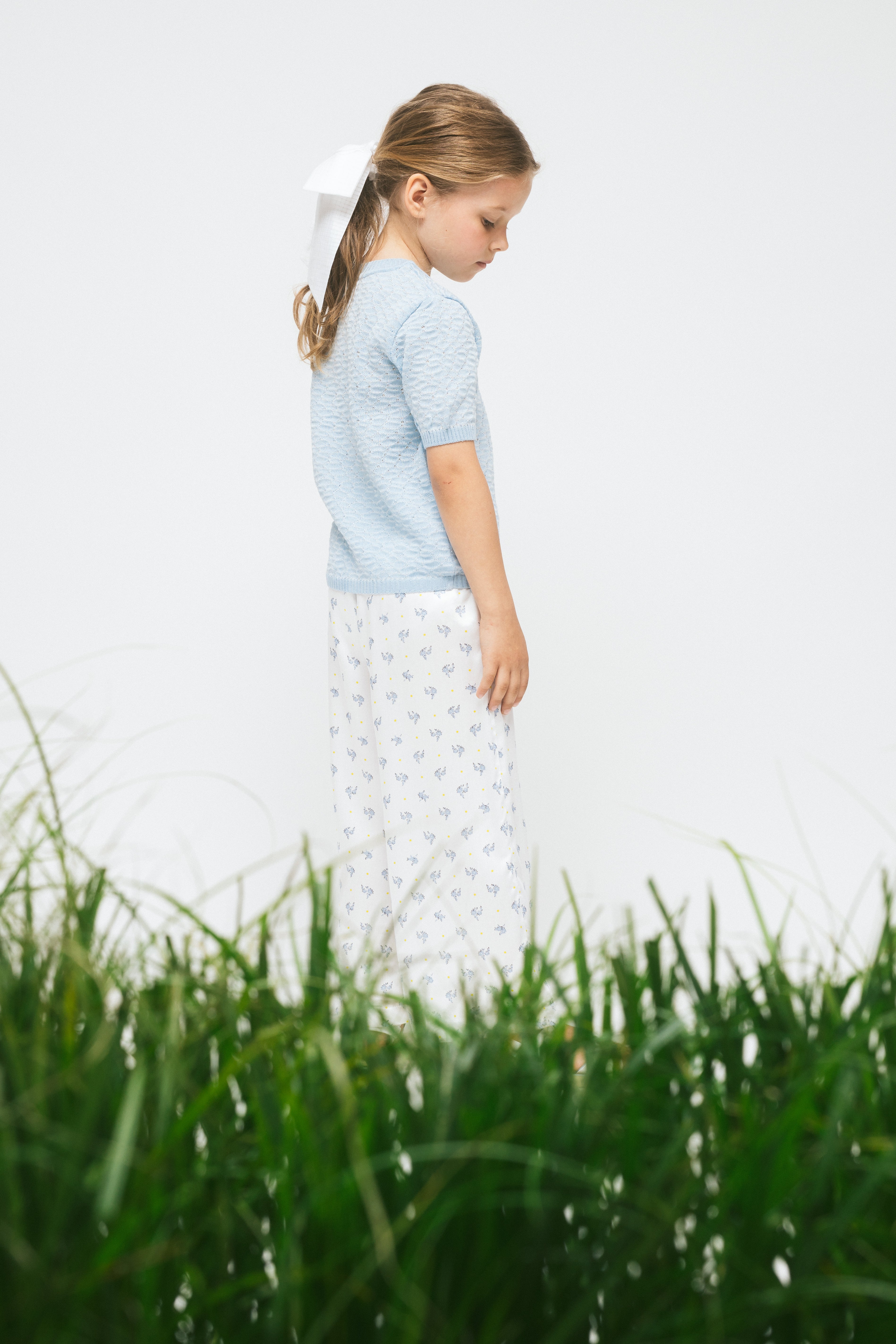 Viscose PJ Pants Pearl, White
