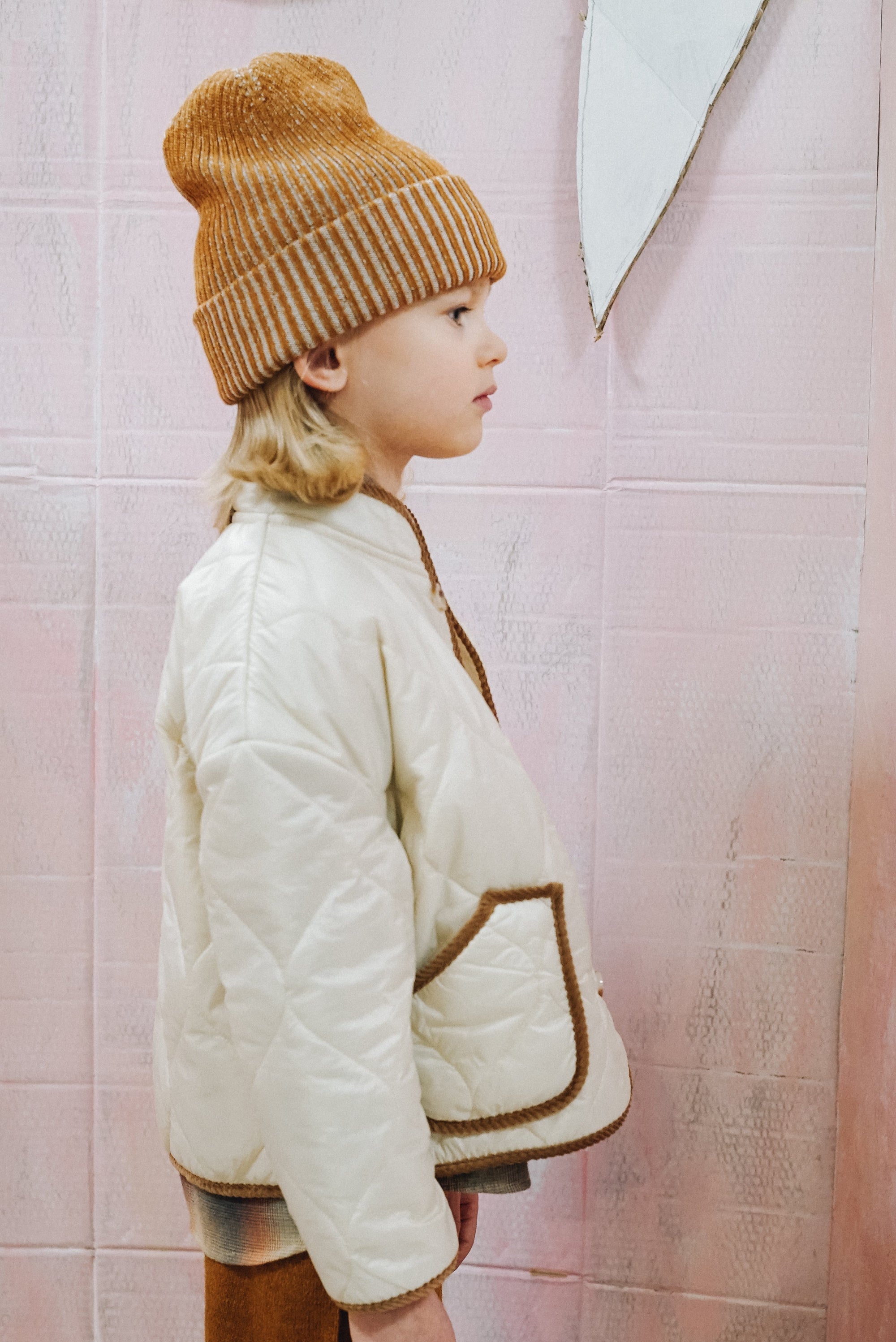 Wool Beanie Bambi, Brown